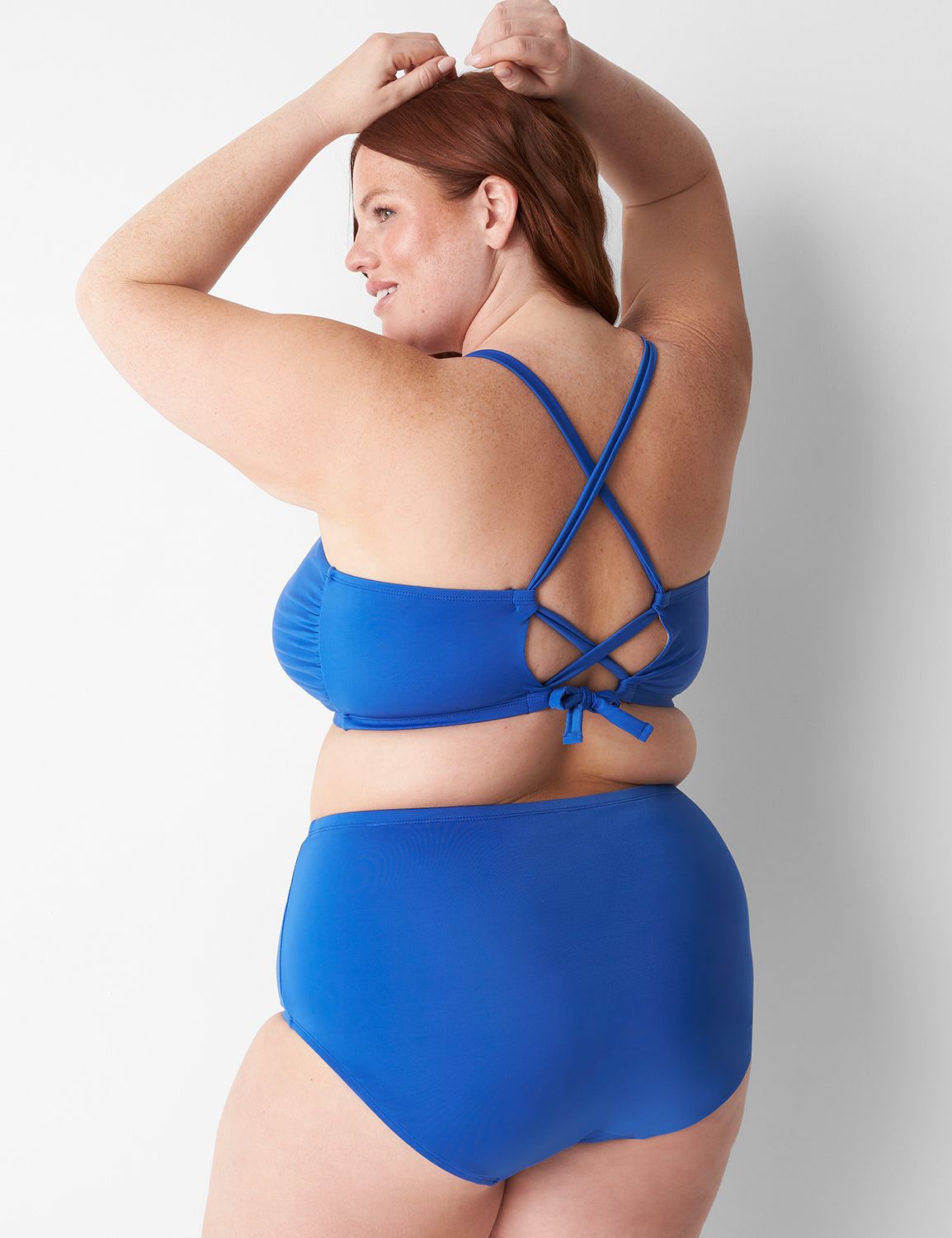 No-Wire Scoop-Neck Bikini Swim Top