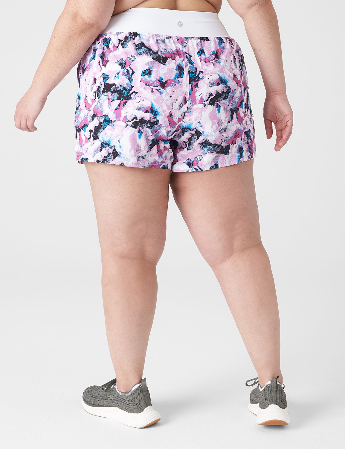 Livi Mid Rise Stretch Woven Short S | LaneBryant