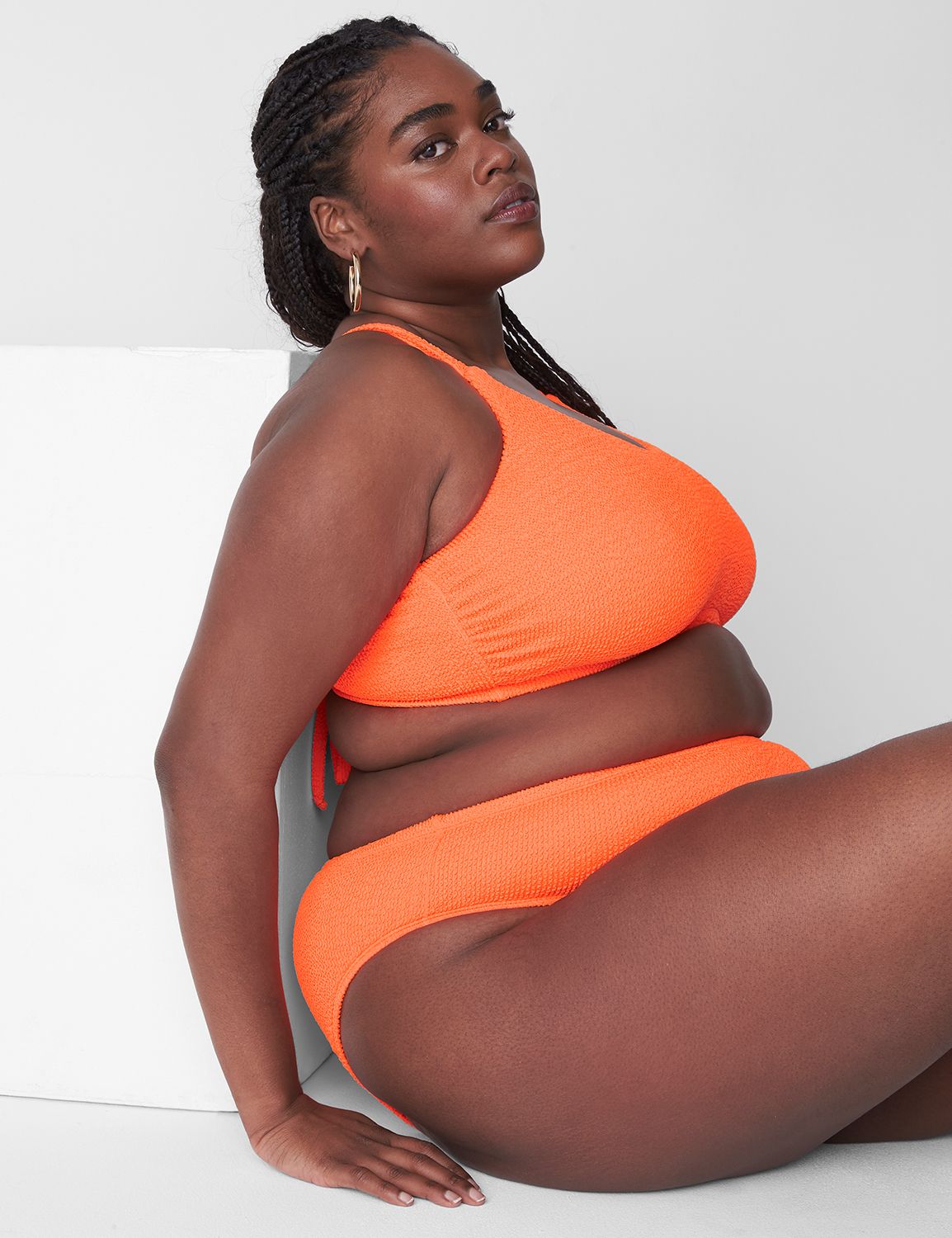 Plus Size | Crinkle Scoop NW Bikini 1135671 | LaneBryant