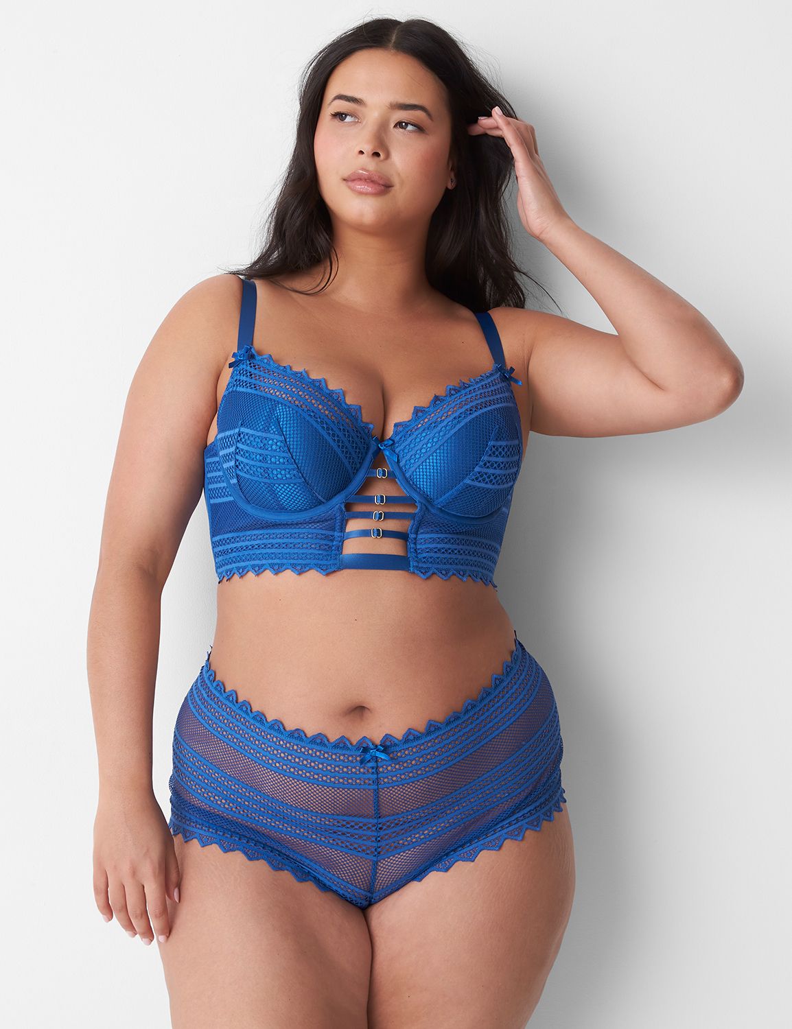 Lace Longline French Balc 1133527 Product Image 3