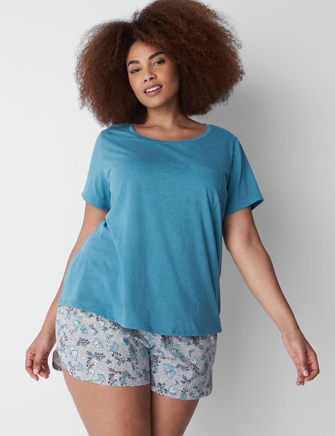 Pocket Tee Short PJ Set 1131753 S Product Image 1