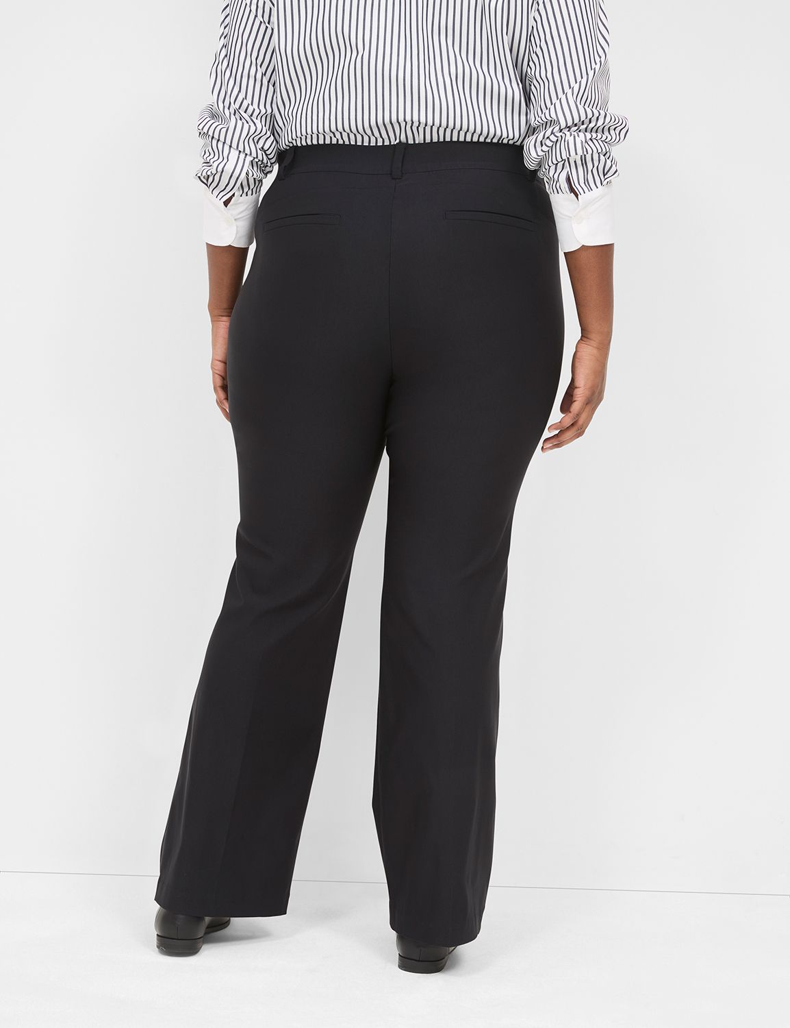 Plus Size Bootcut Trousers