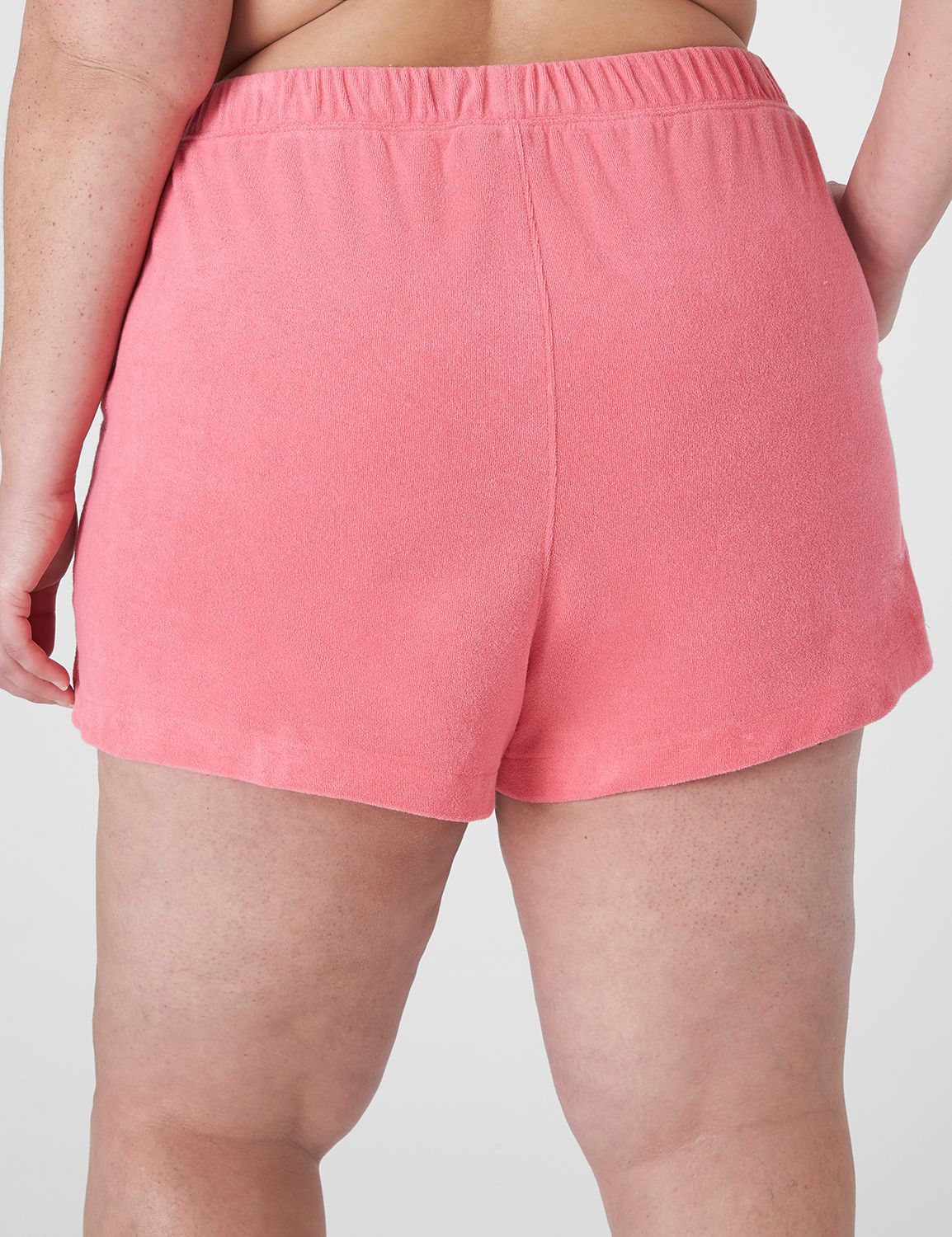 FLORIE TOWEL TERRY HIGH RISE SHORT, RESORT WHITE