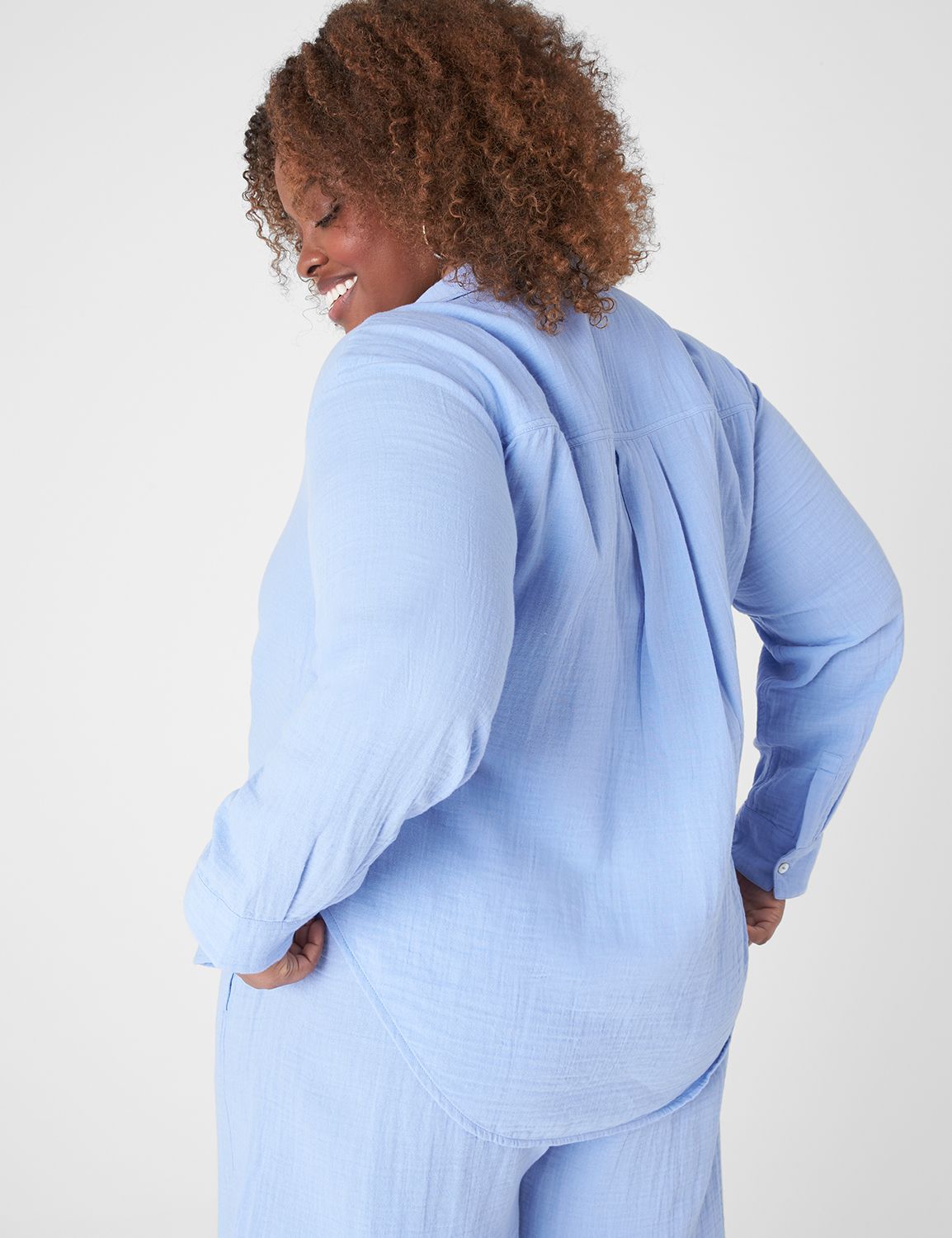 Zhbeata Long sleeve button down main image 0