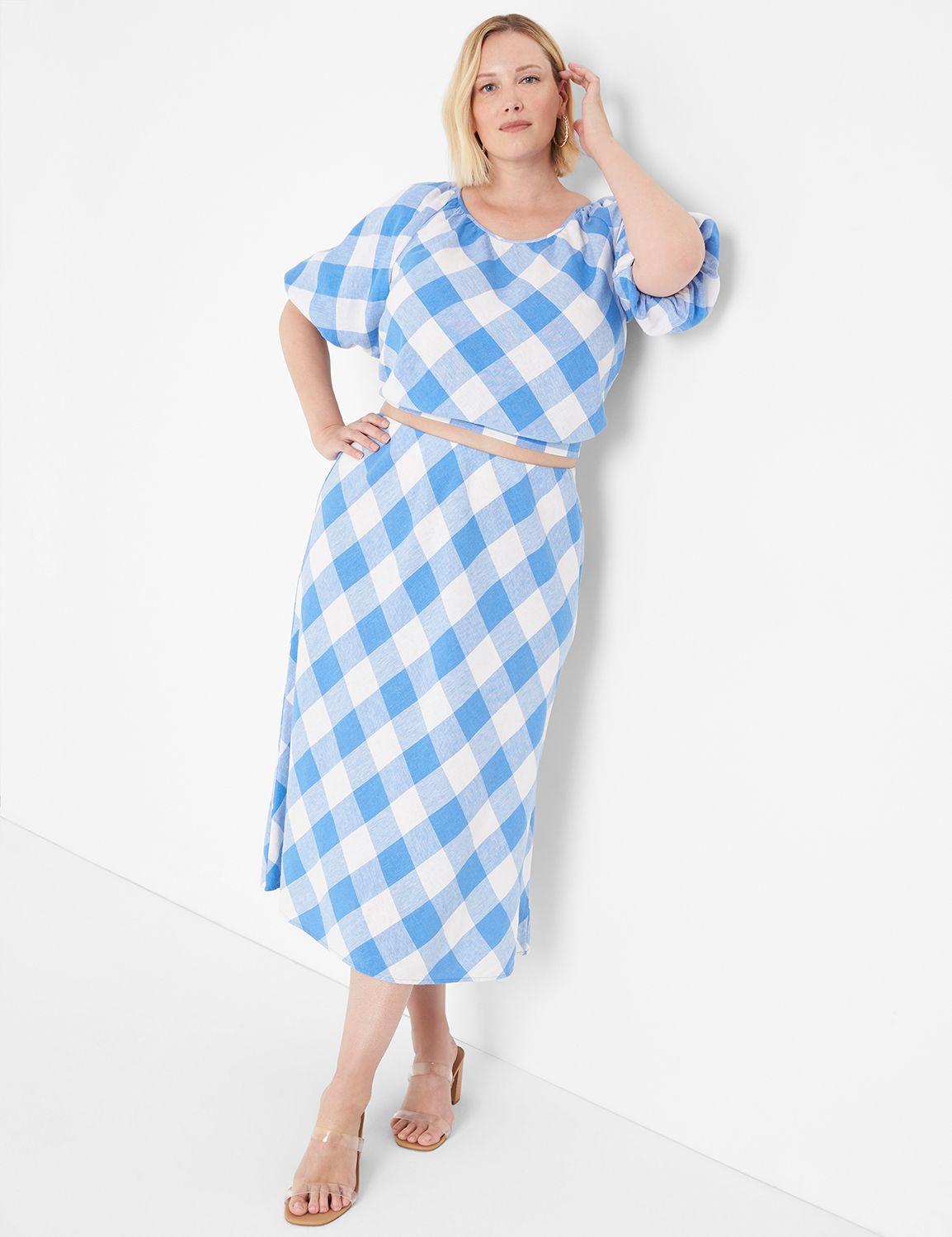 capri blue dress section dress / capri blue main image 1