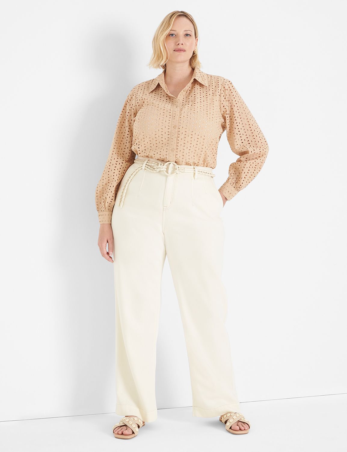 Classic Long Sleeve Button Down Eye Product Image 3