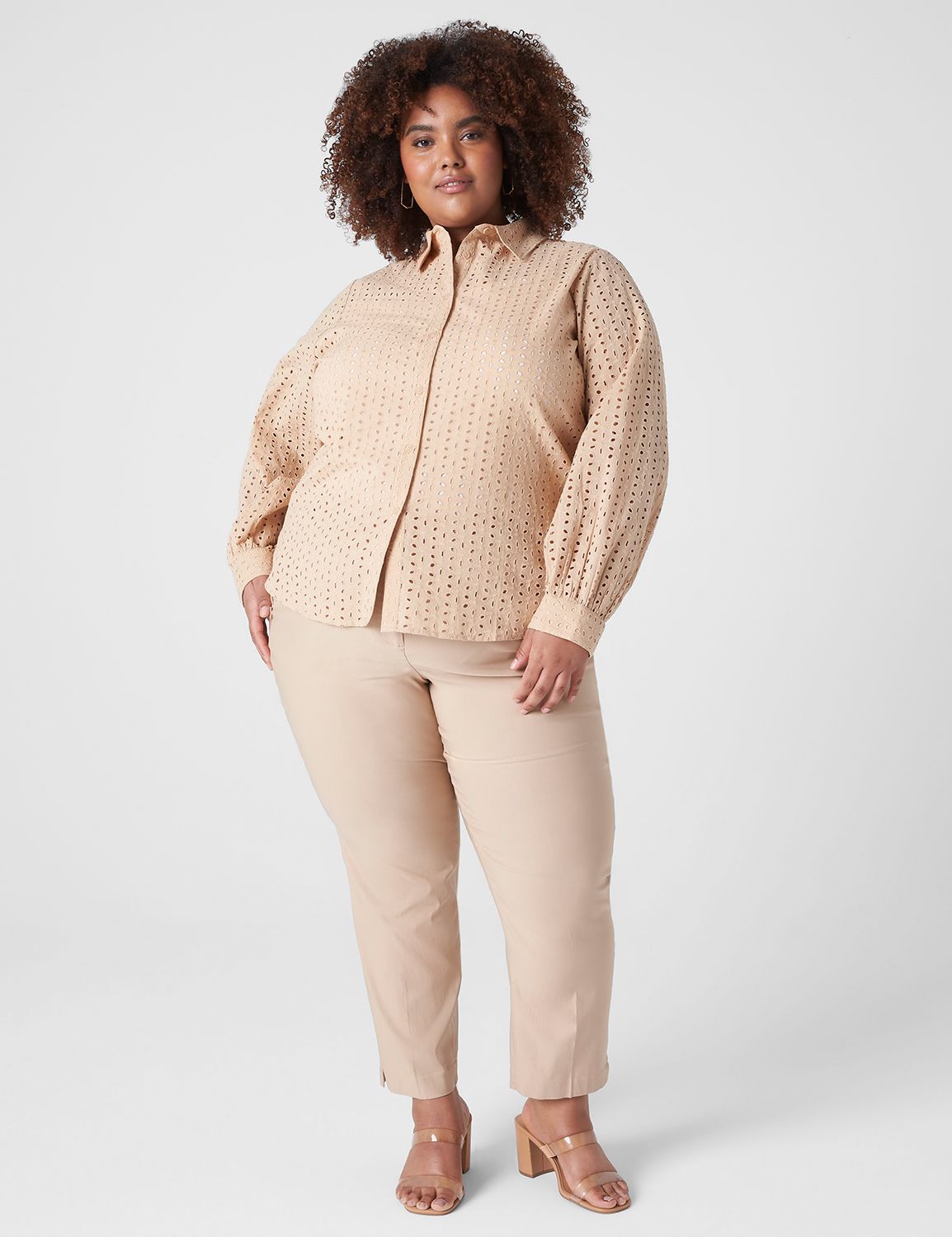 Classic Long Sleeve Button Down Eye Product Image 5