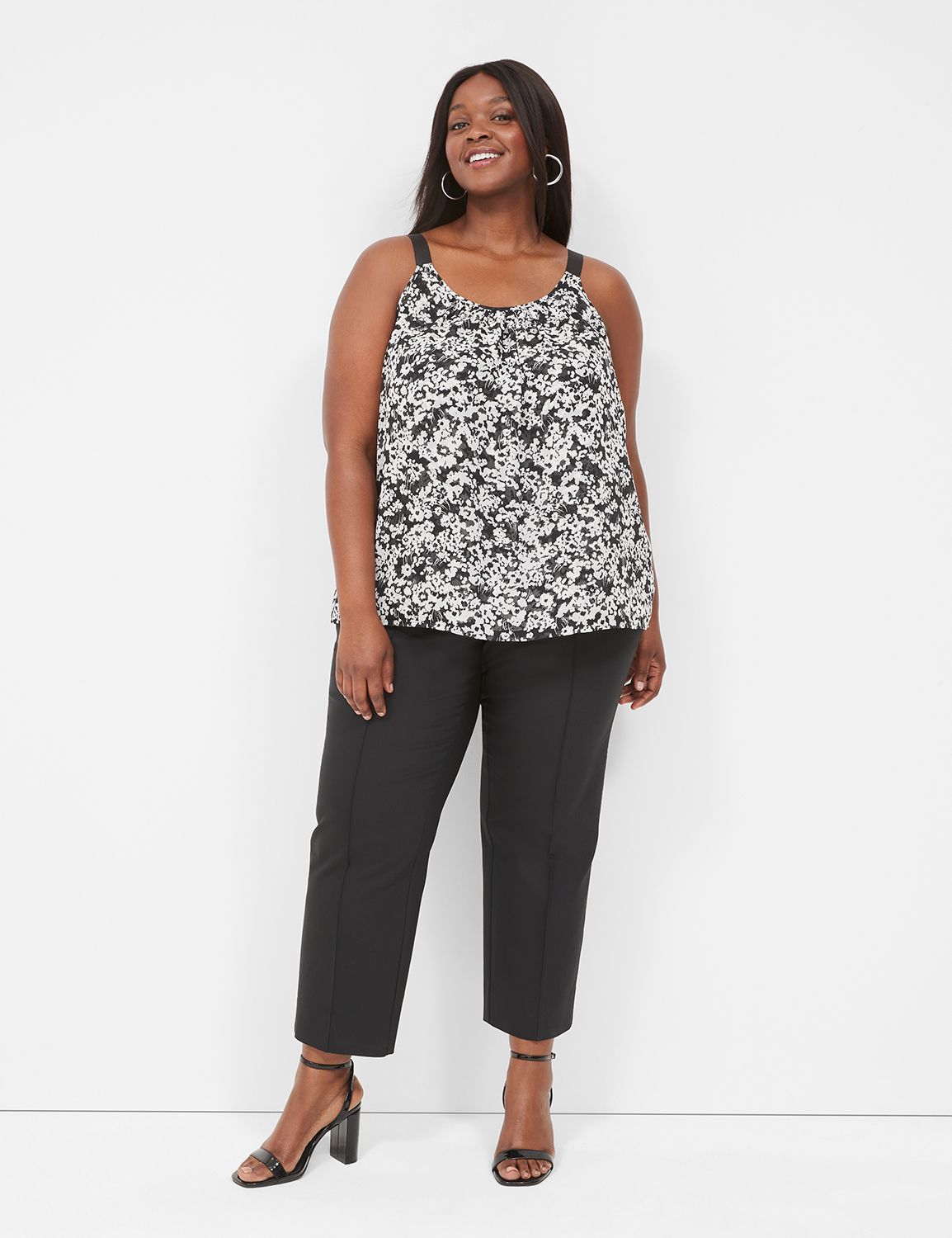 Classic Sleeveless Grosgrain Cami 1 Product Image 3