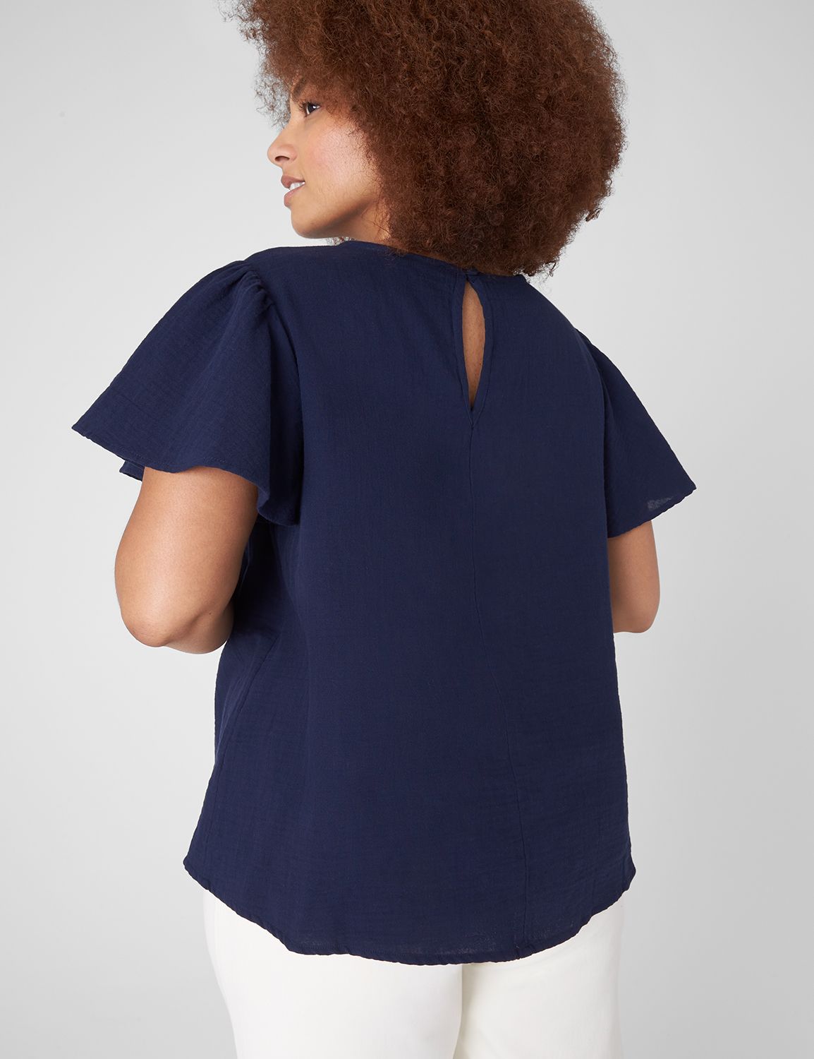 Classic Short Sleeve Crew Neck Embr Product Image 2