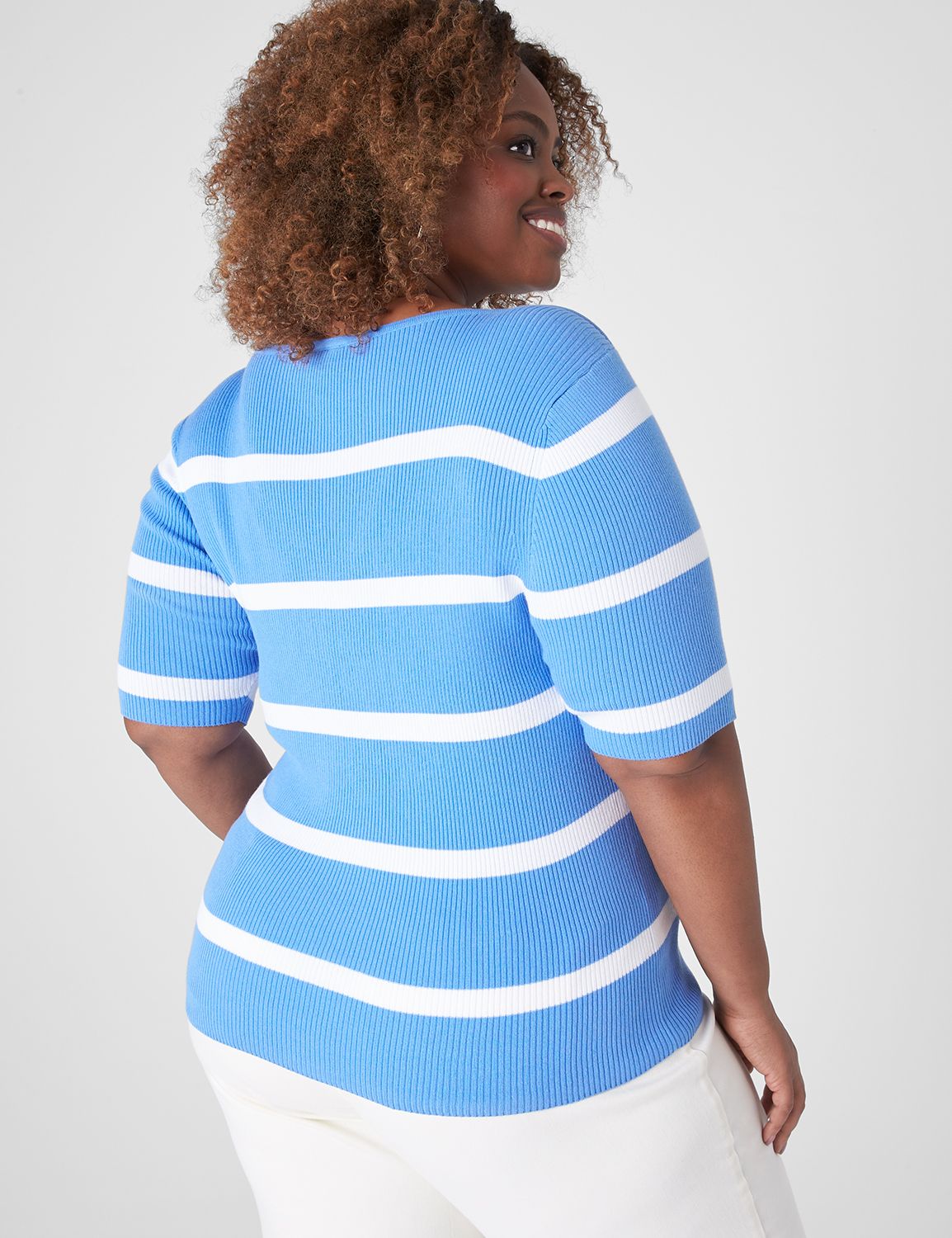 Striped boatneck cheap sweater