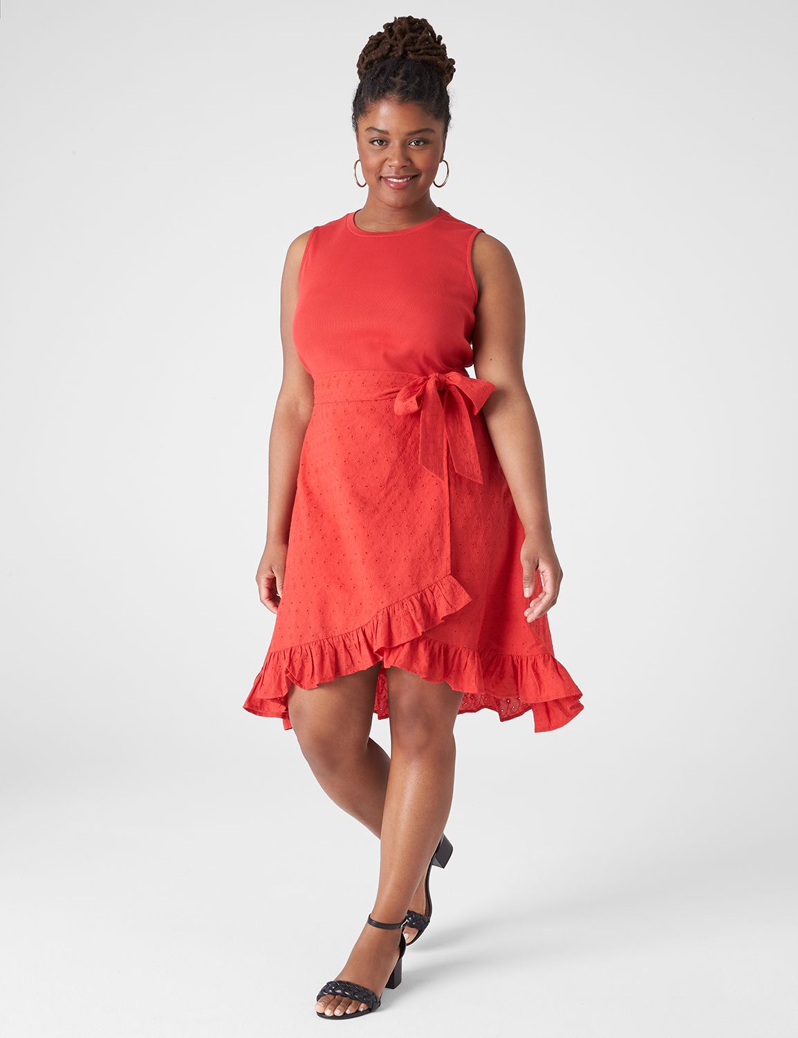 Lane bryant store red dress