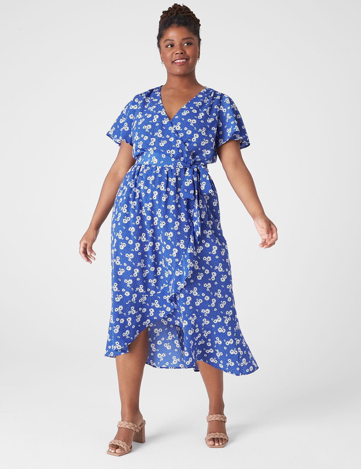 Lane bryant blue on sale dress