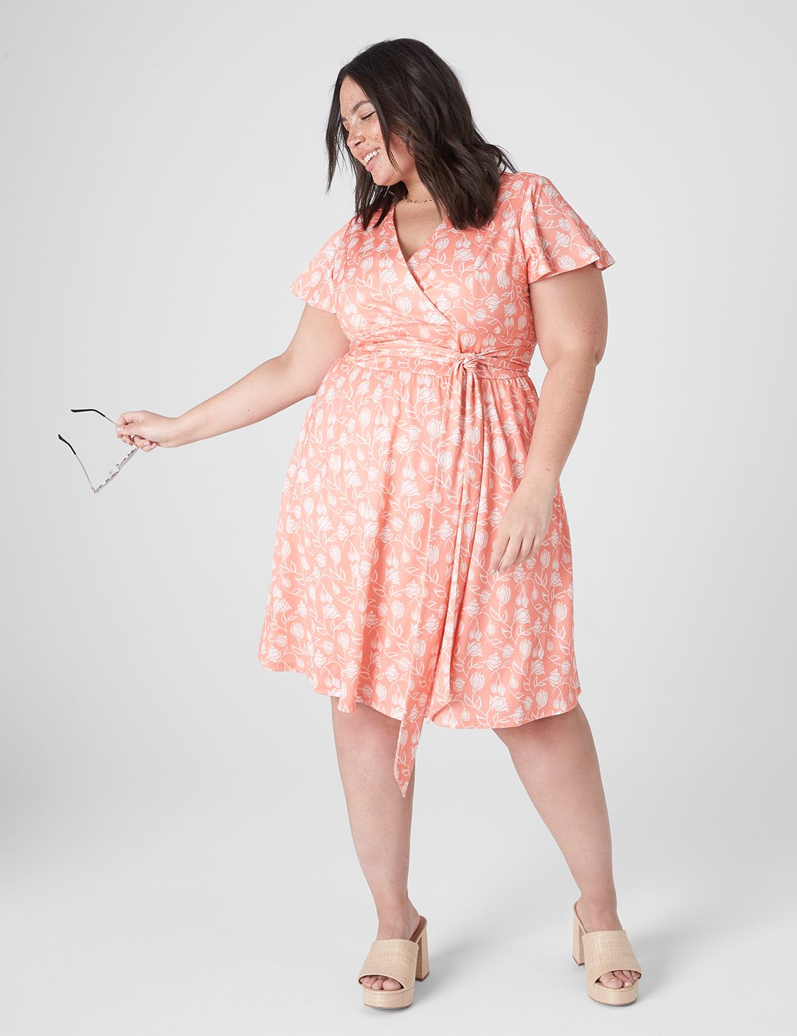 Lane bryant fit discount and flare dress