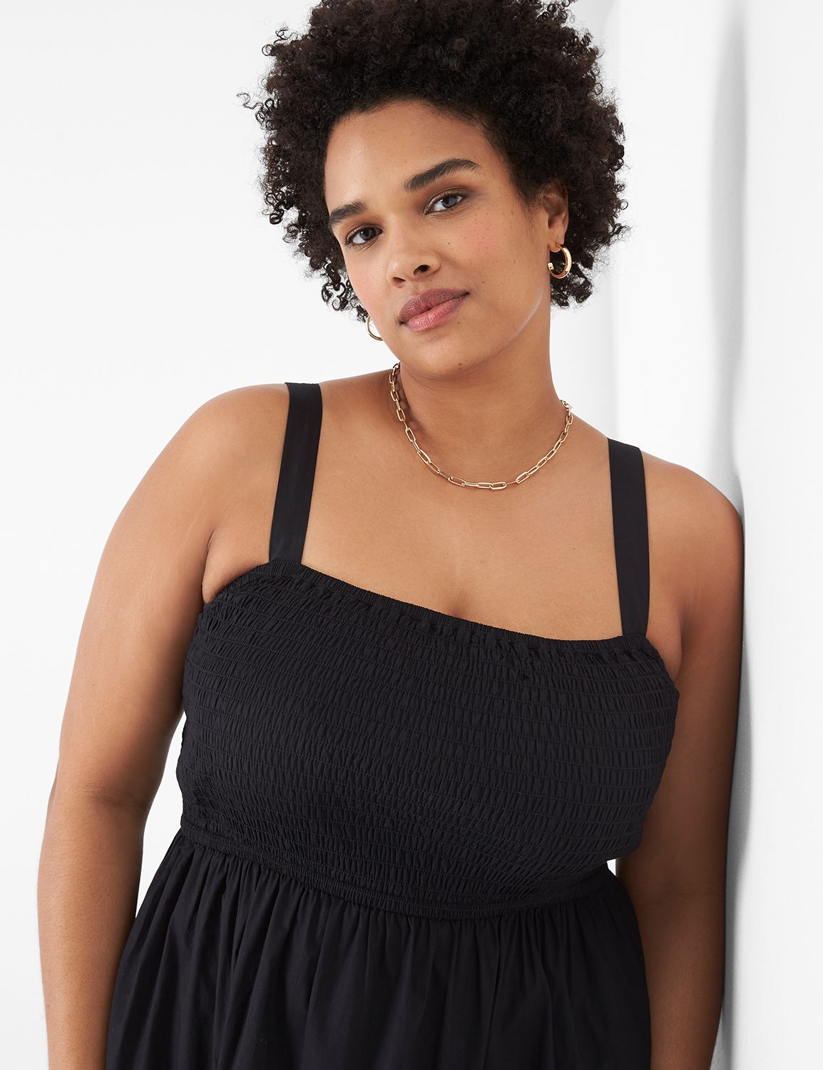 Sleeveless Tie Strap Smocked Maxi 1 Product Image 3