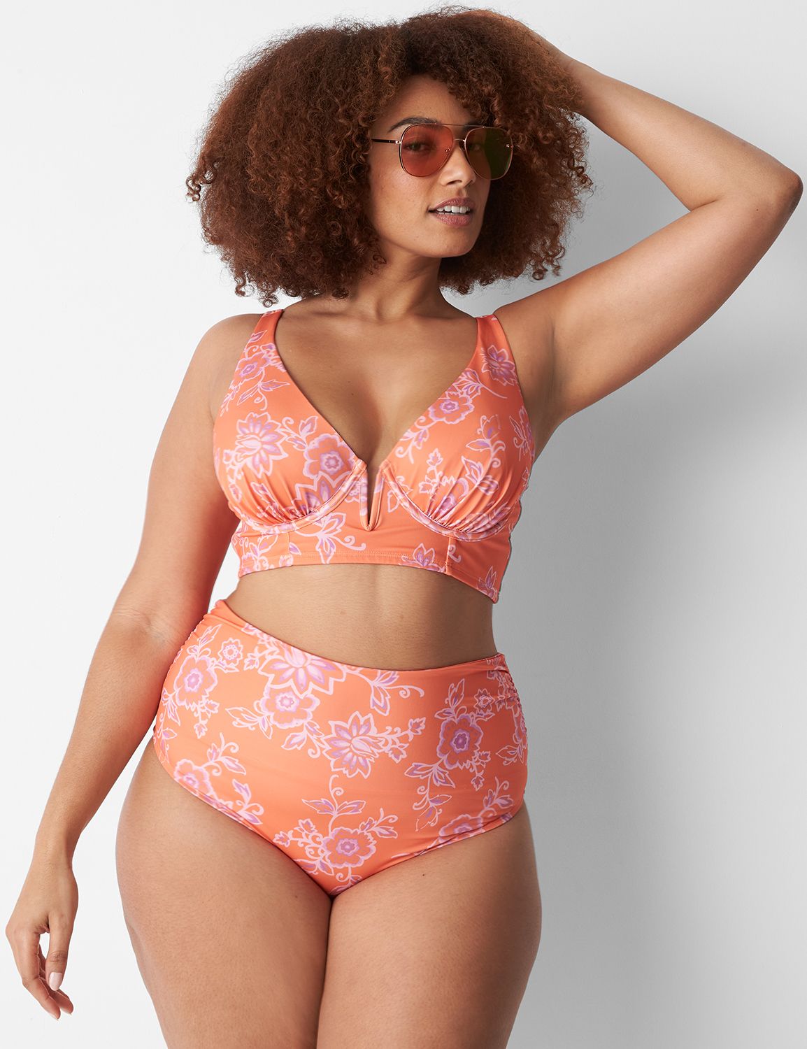 Lane bryant swim store top