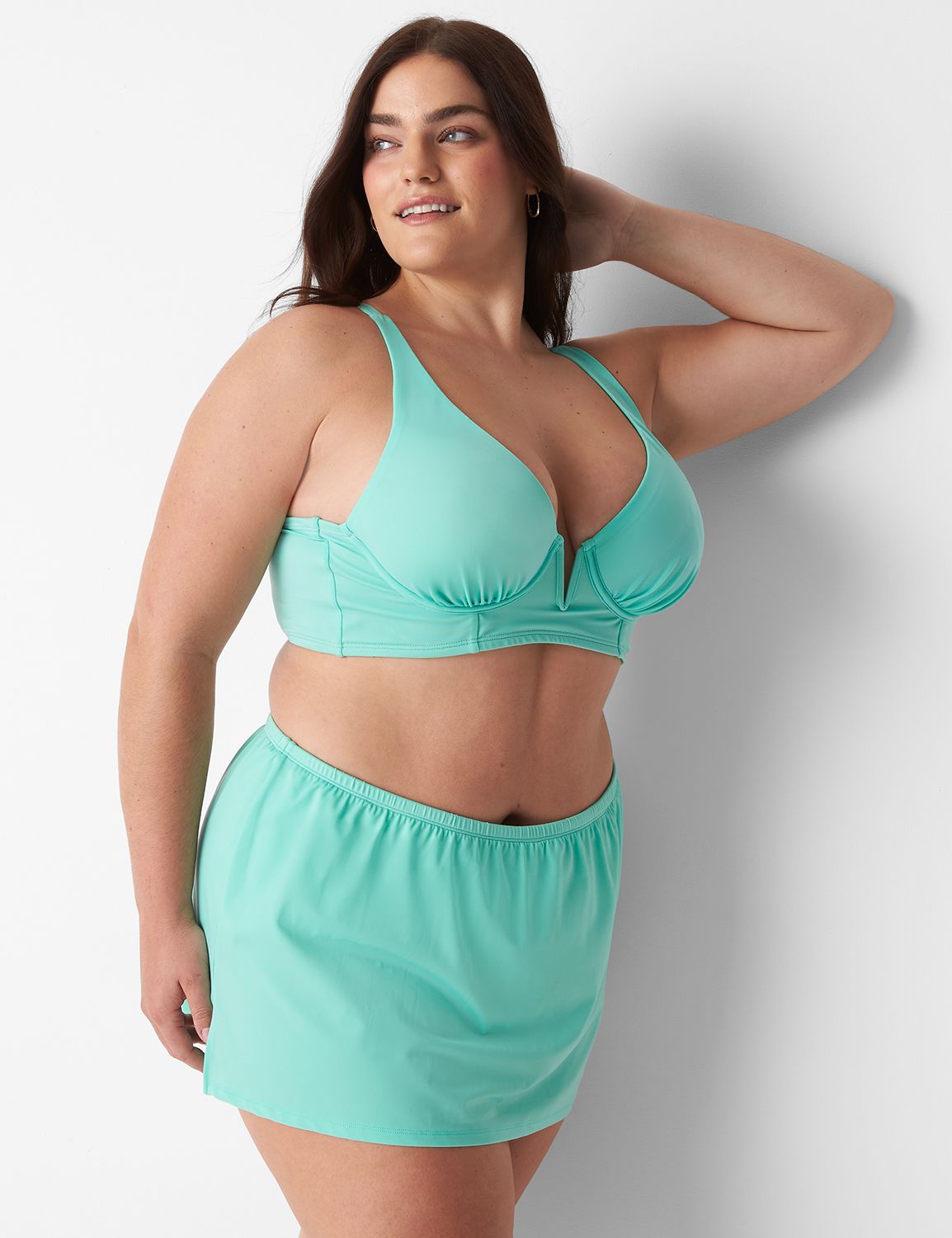 Lane bryant swim skirt on sale