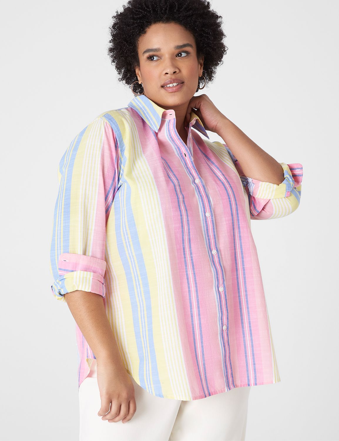 Classic Long Sleeve Button Down Sof Product Image 1