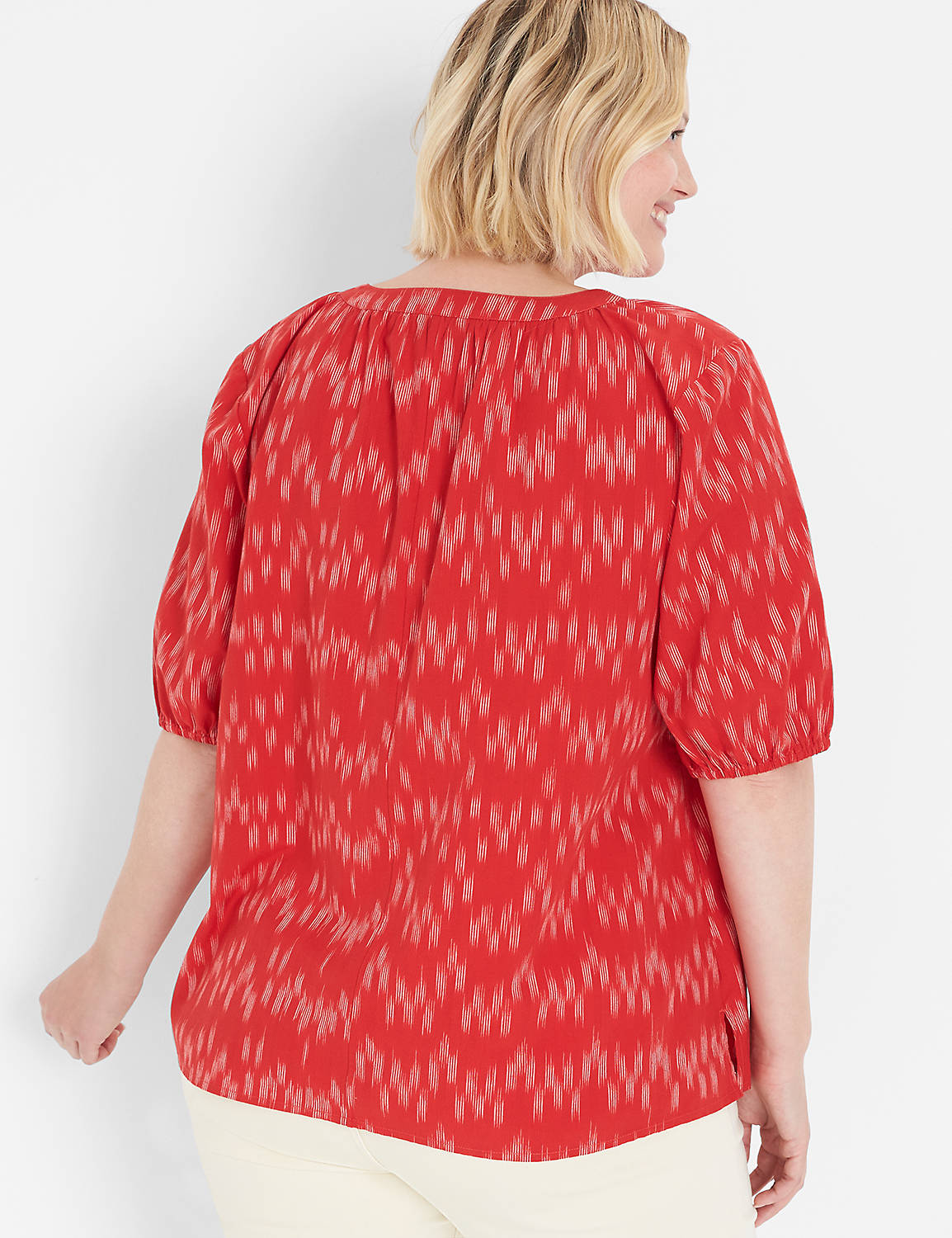 Classic Short Sleeve Popover Ikat 1 Product Image 2