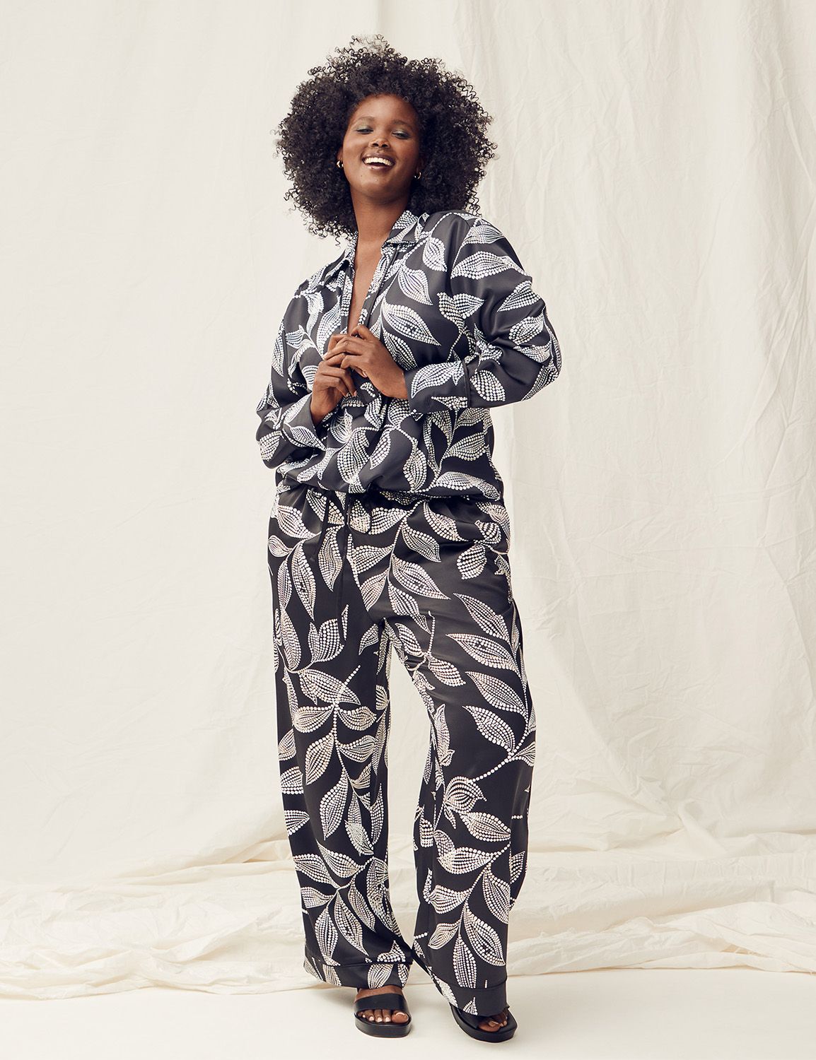 Lane bryant silk pajamas sale