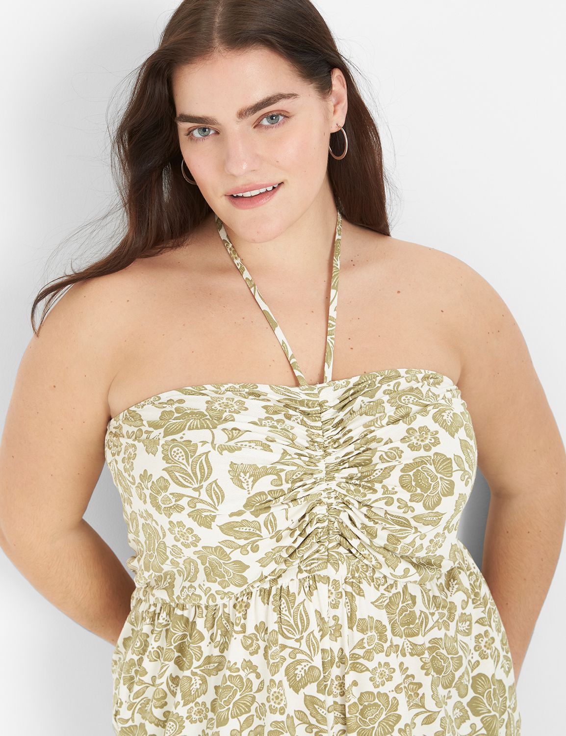Halter Neck Sleeveless Overhead Shirts