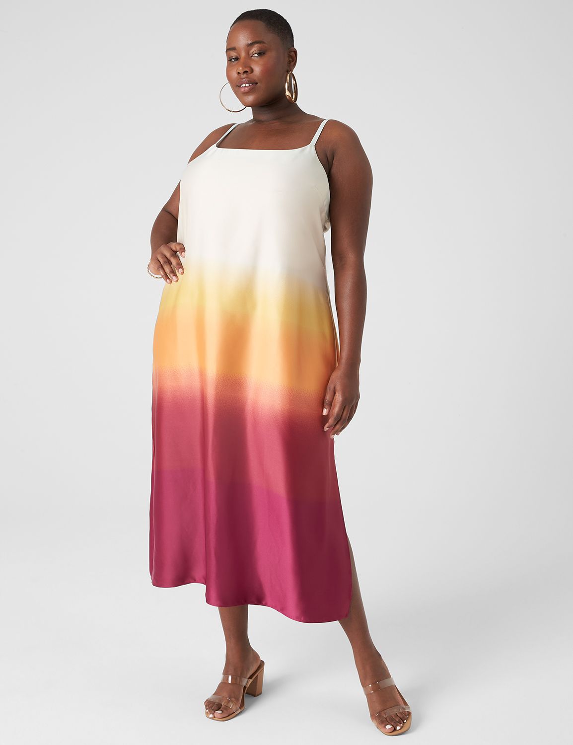 Scoop-Neck Cami Slip Dress | LaneBryant