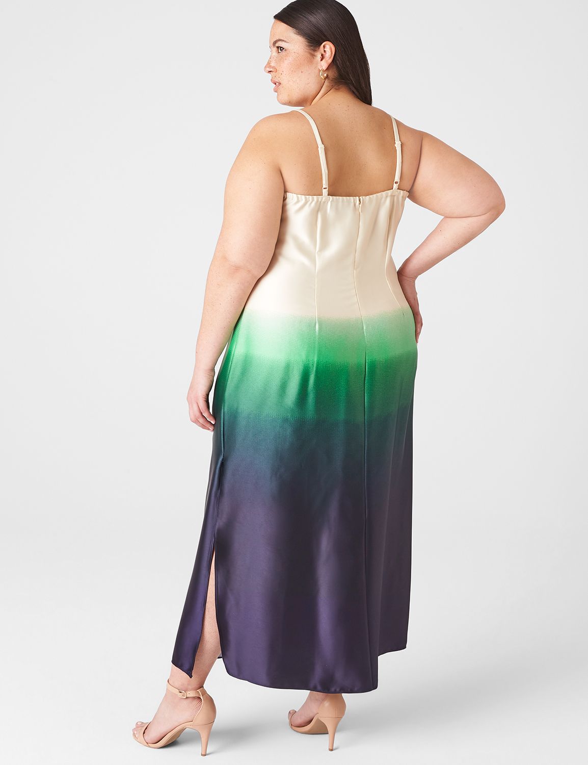 Sleeveless Scoop Neck Cami Slip Dre Product Image 2