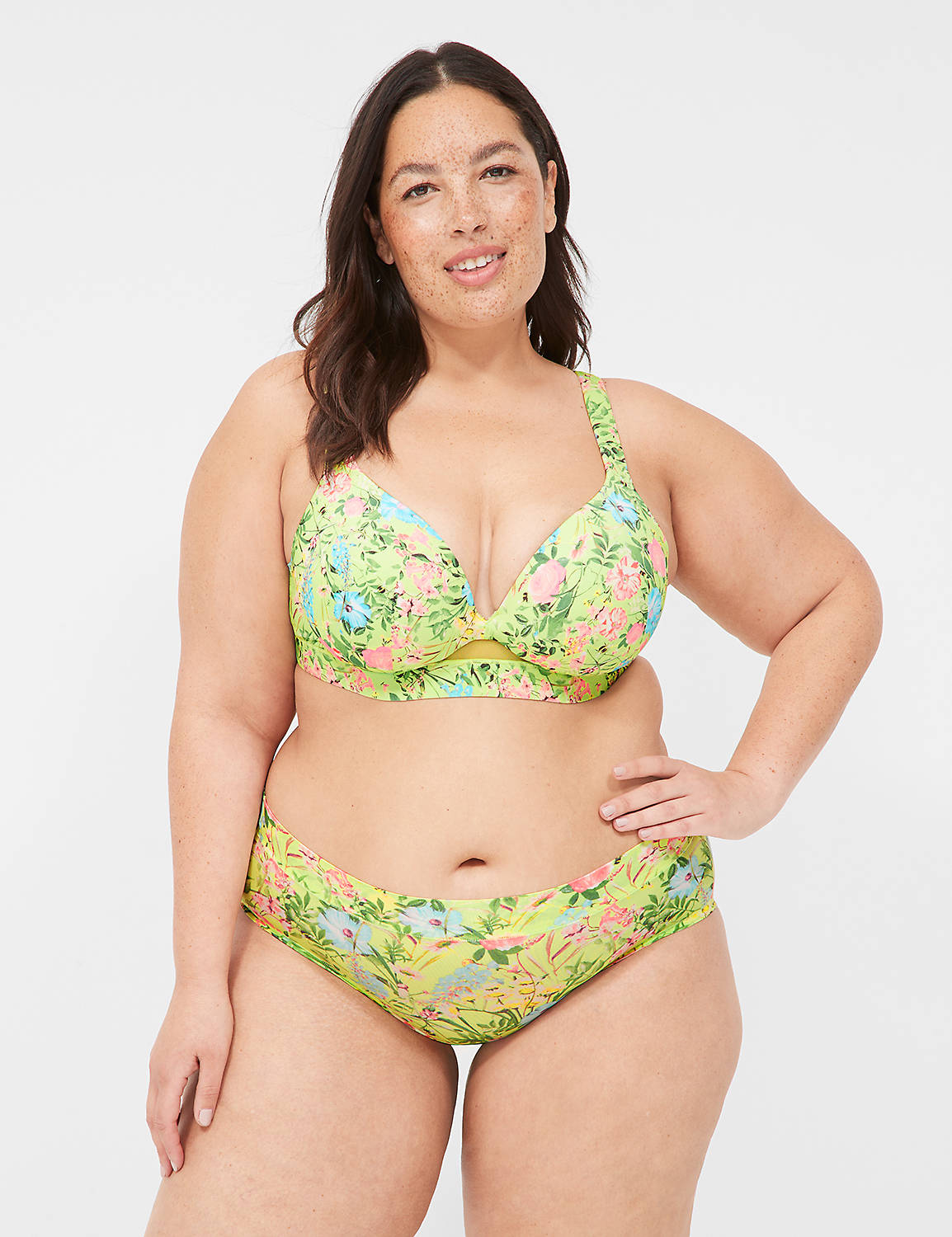 Comfort Bliss LL Plunge Print R 113 Product Image 1