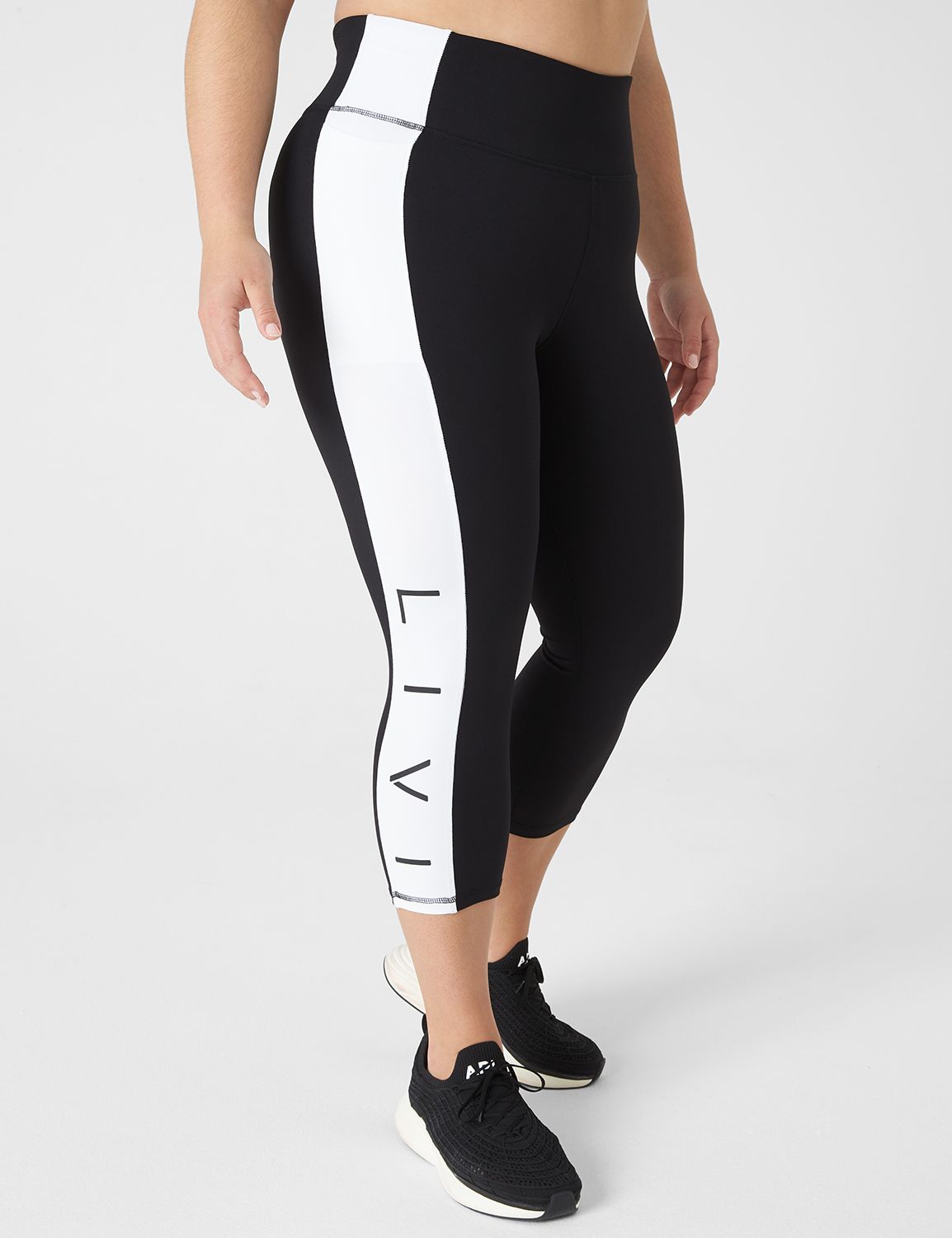 Livi High Rise Wicking Capri Leggin Product Image 1