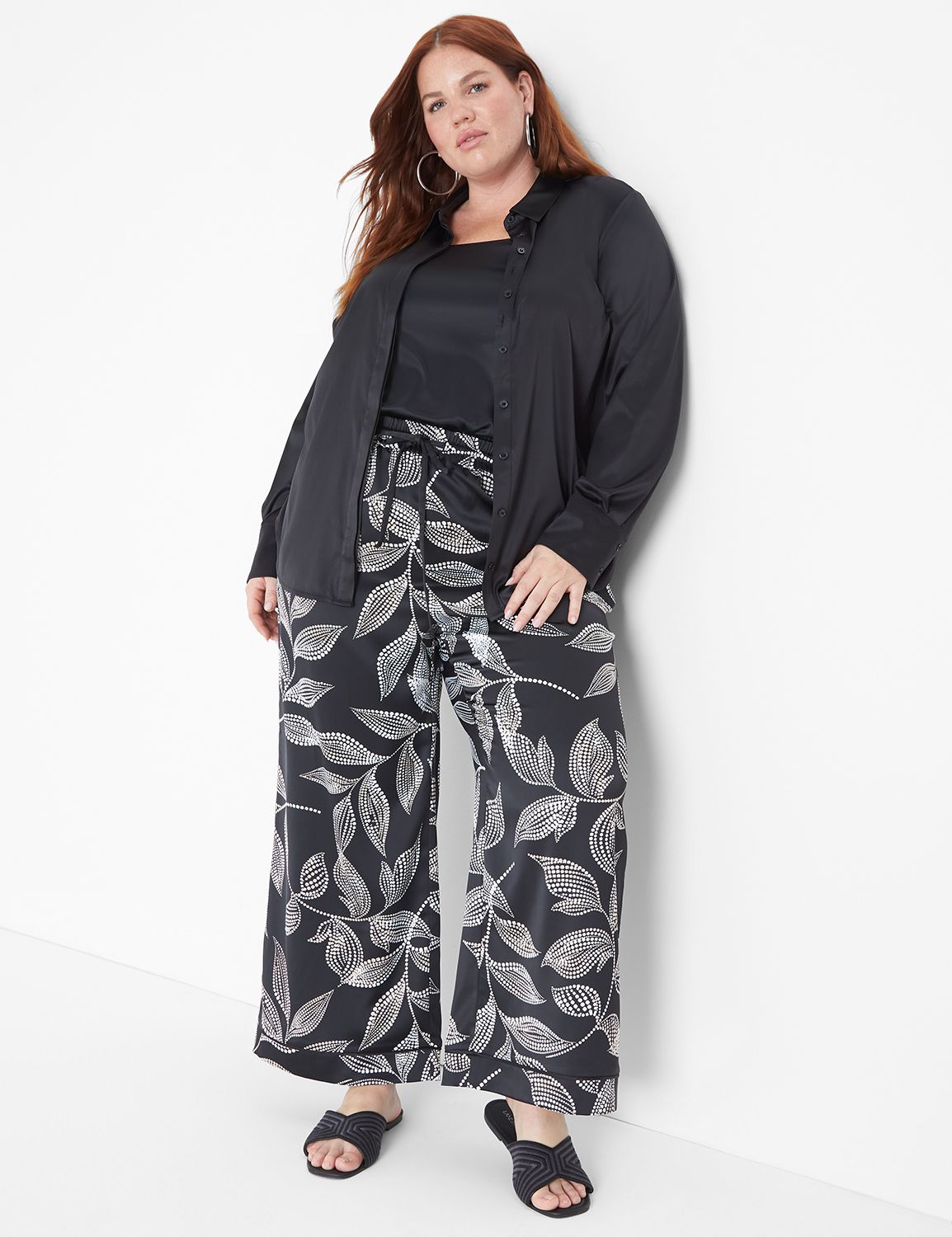 lane bryant black shirt