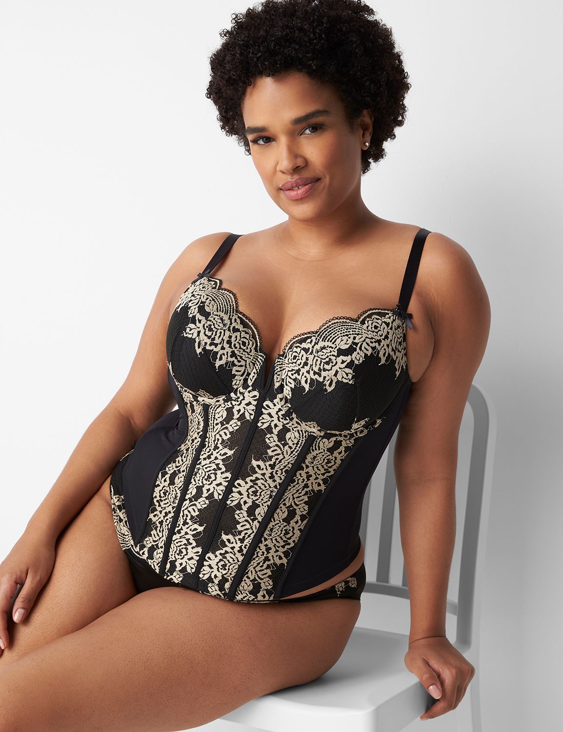 Lightly Lined Lace Corset