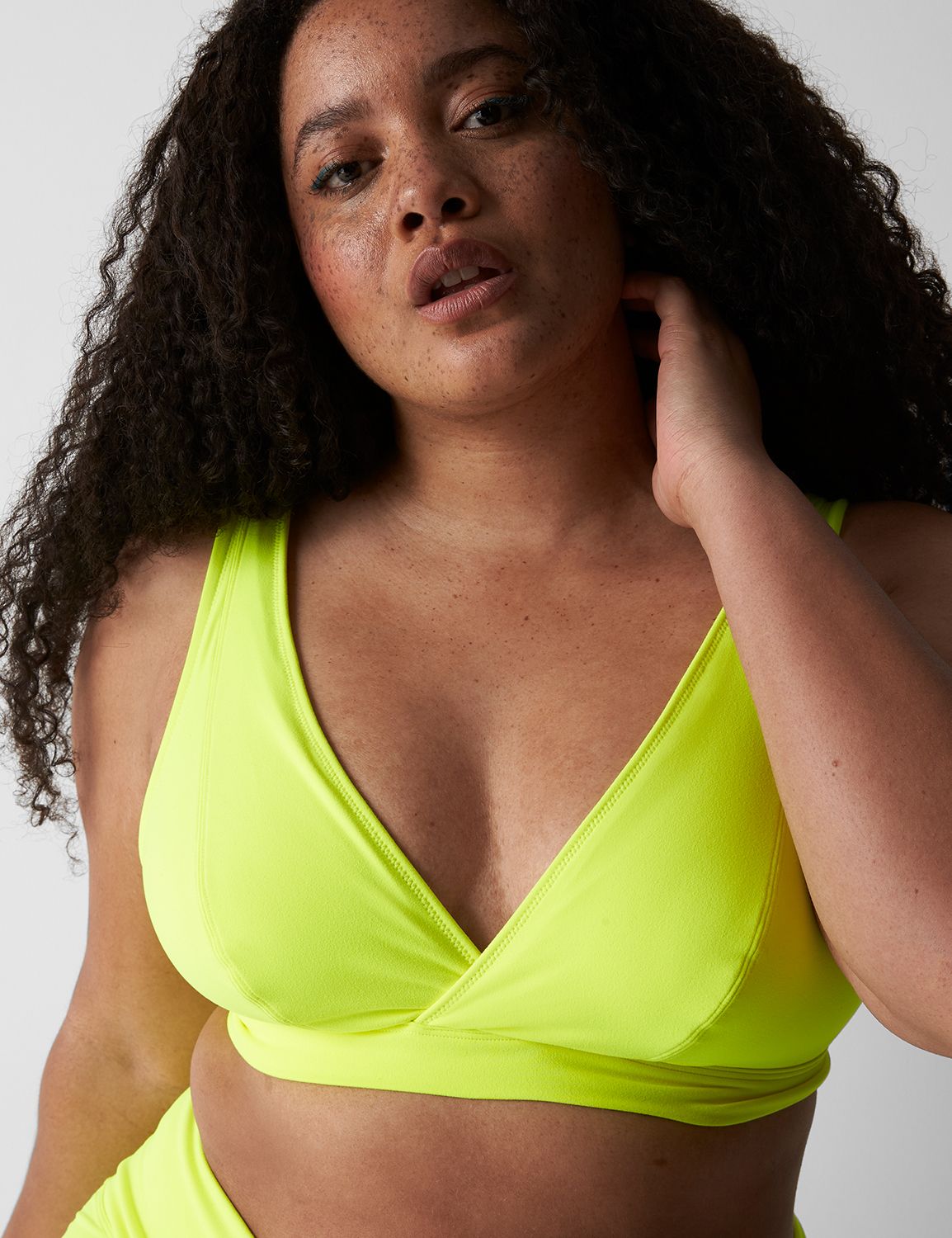 Micro Unlined High Apex bralette 11 | LaneBryant