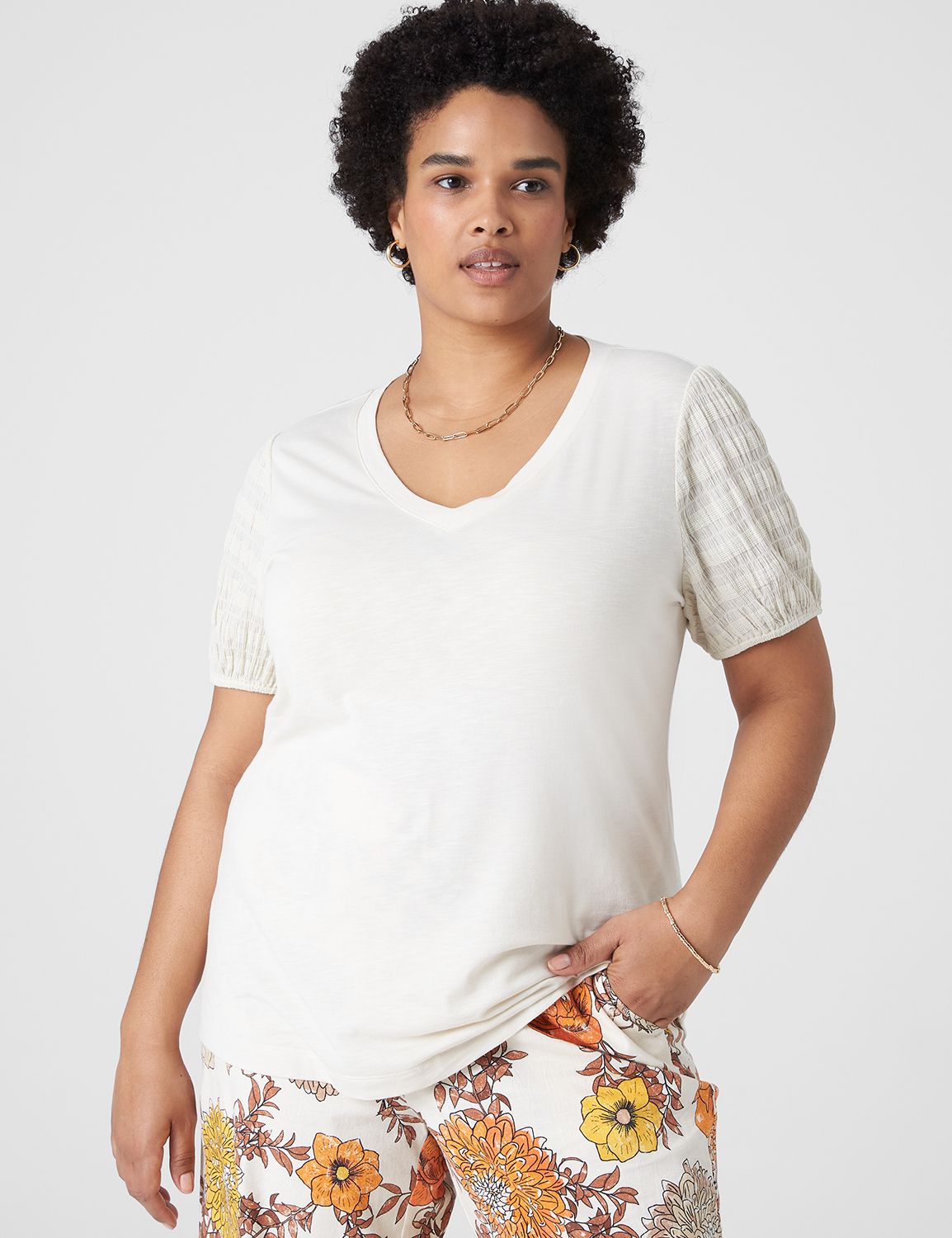 Classic Short Blouson Textured Wove Product Image 1
