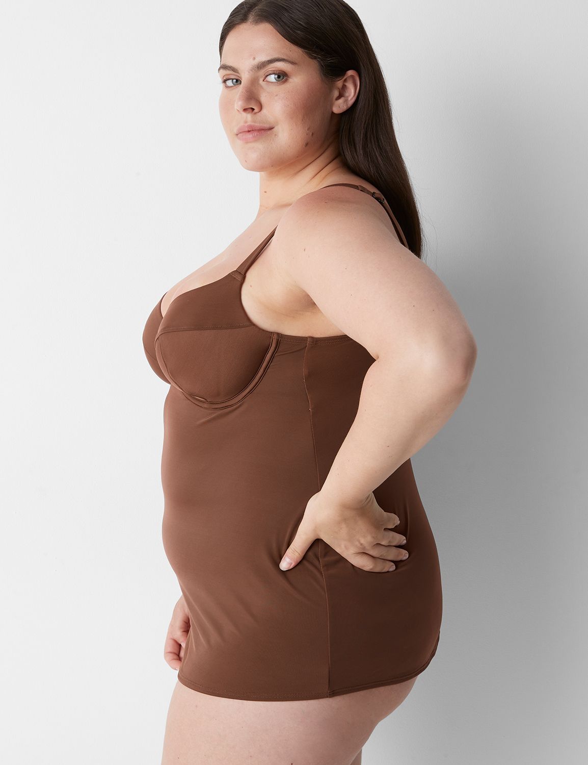 UW Curvy Balc Fitted Tankini 113569 Product Image 3