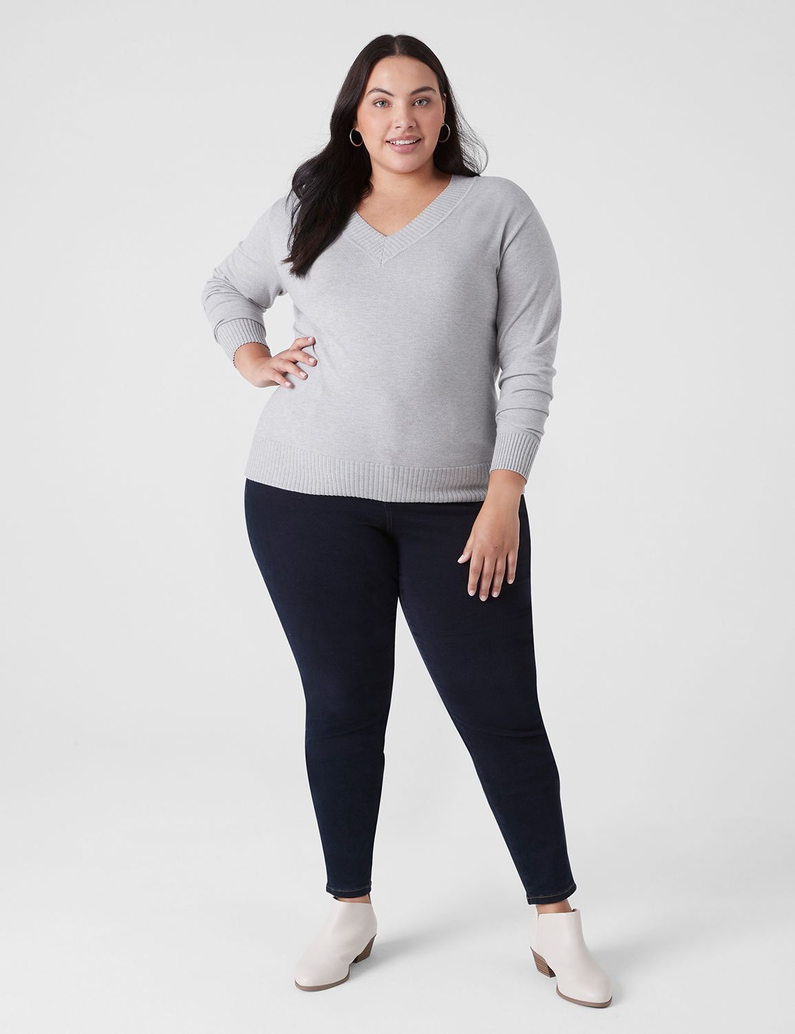 Lane bryant v 2025 neck sweater