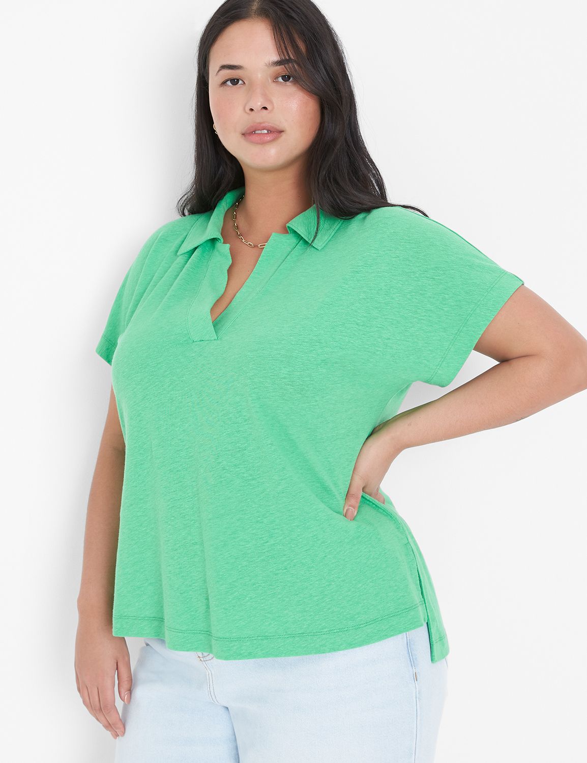 Lane bryant shop polo shirt