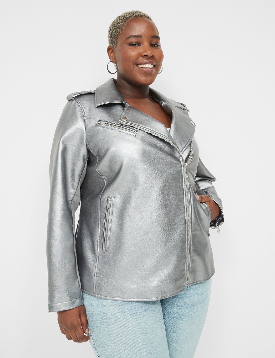 Lane bryant leather coats online