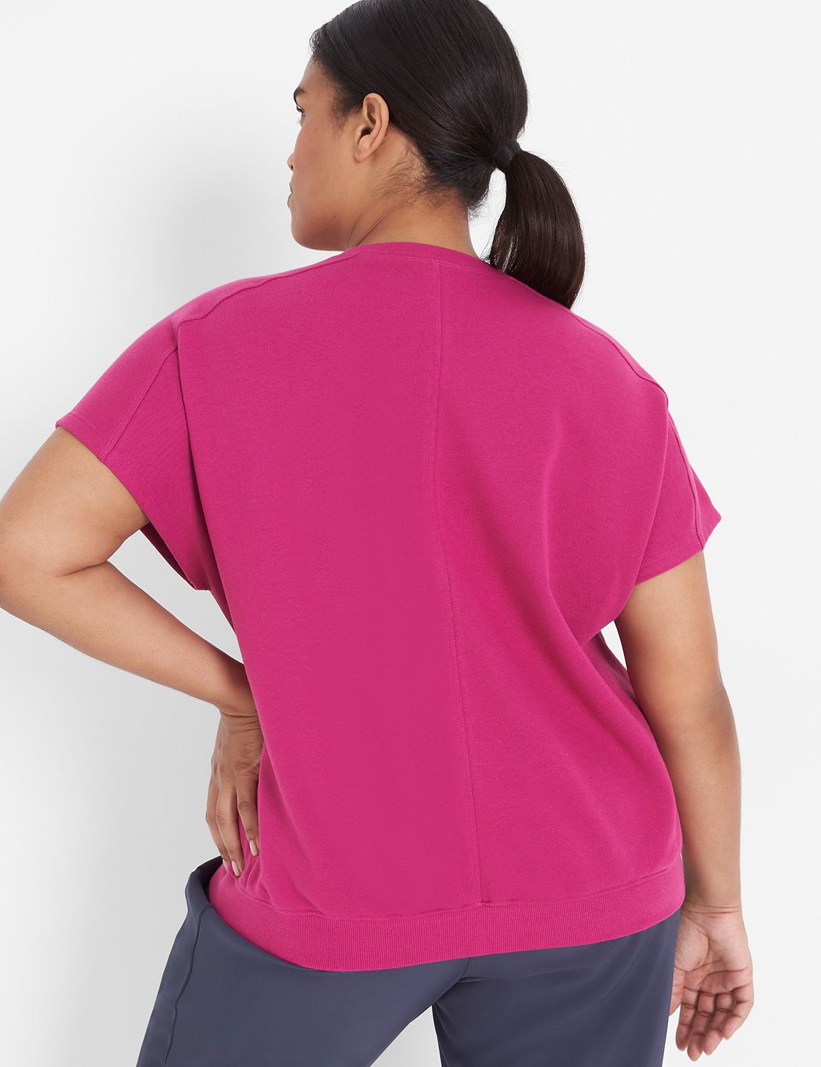 LIVI Short Sleeve Mid VNeck French Product Image 2