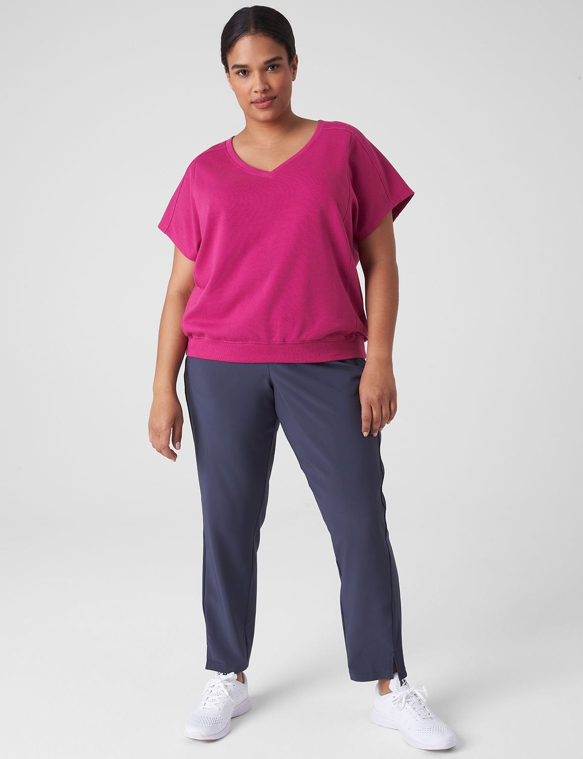 LIVI Short Sleeve Mid VNeck French Product Image 3