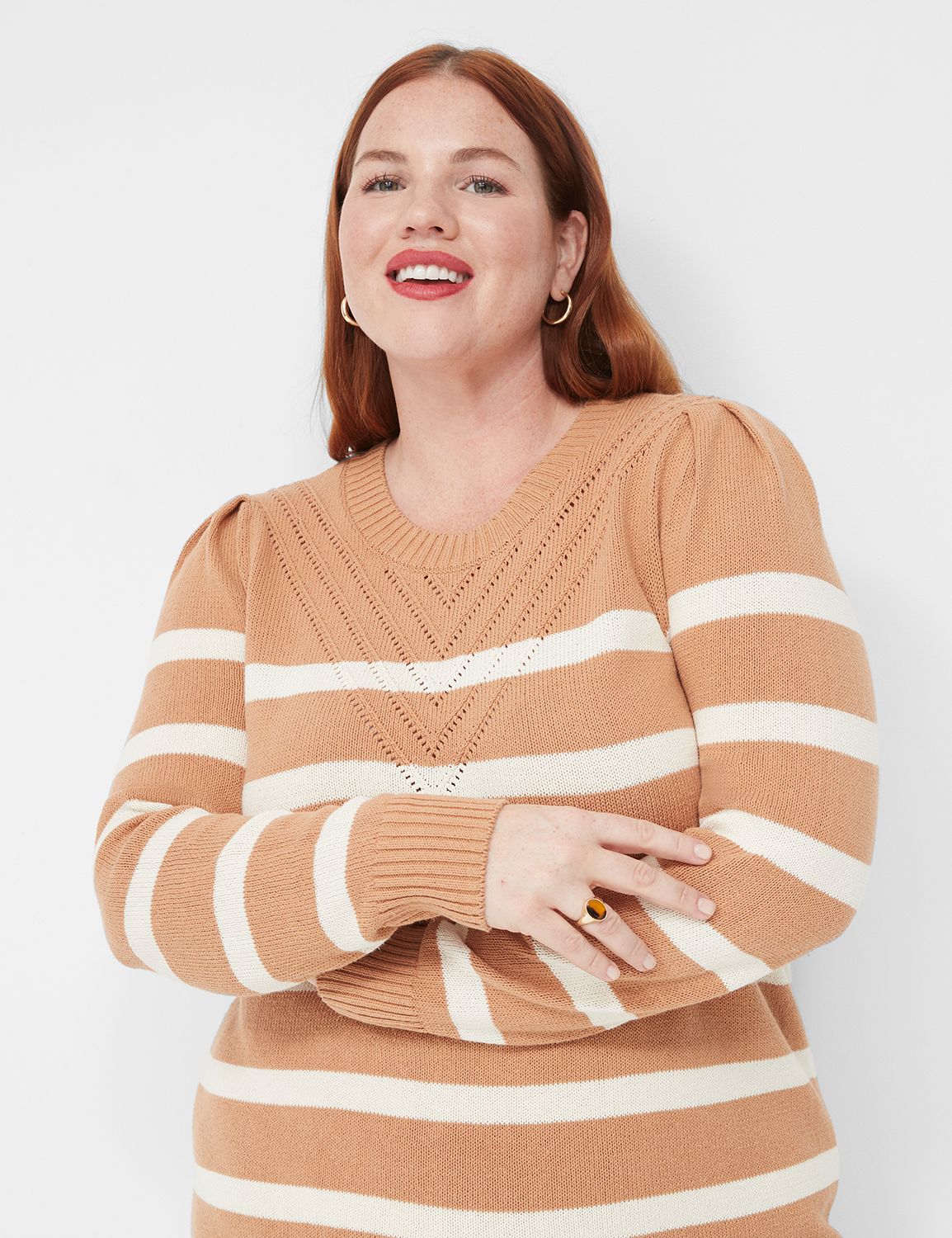 princess polly baby blue dress Cupshe | Dresses | Cupshe Knit Sweater Dress With Brown And Cream Stripes main image 0