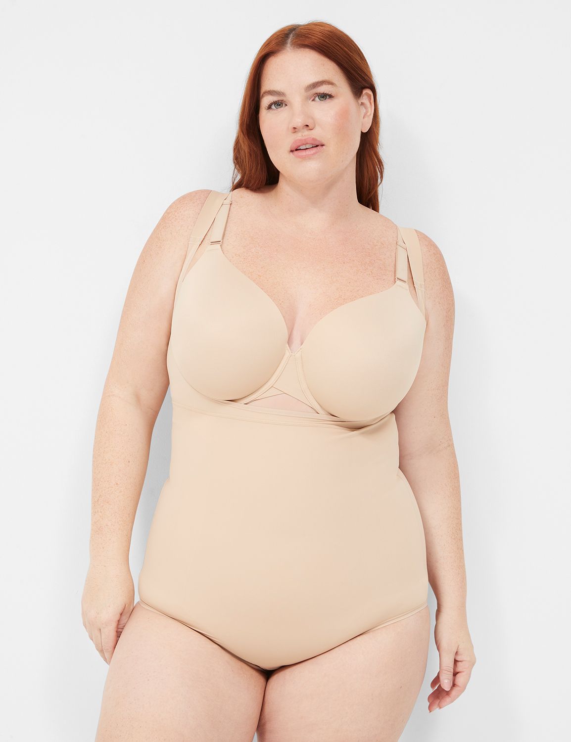 Herrnalise Plus Women' shapewear Tummy Control Body Shaper Breast Lift  Bodysuit Hook Closure Tightening Clothing