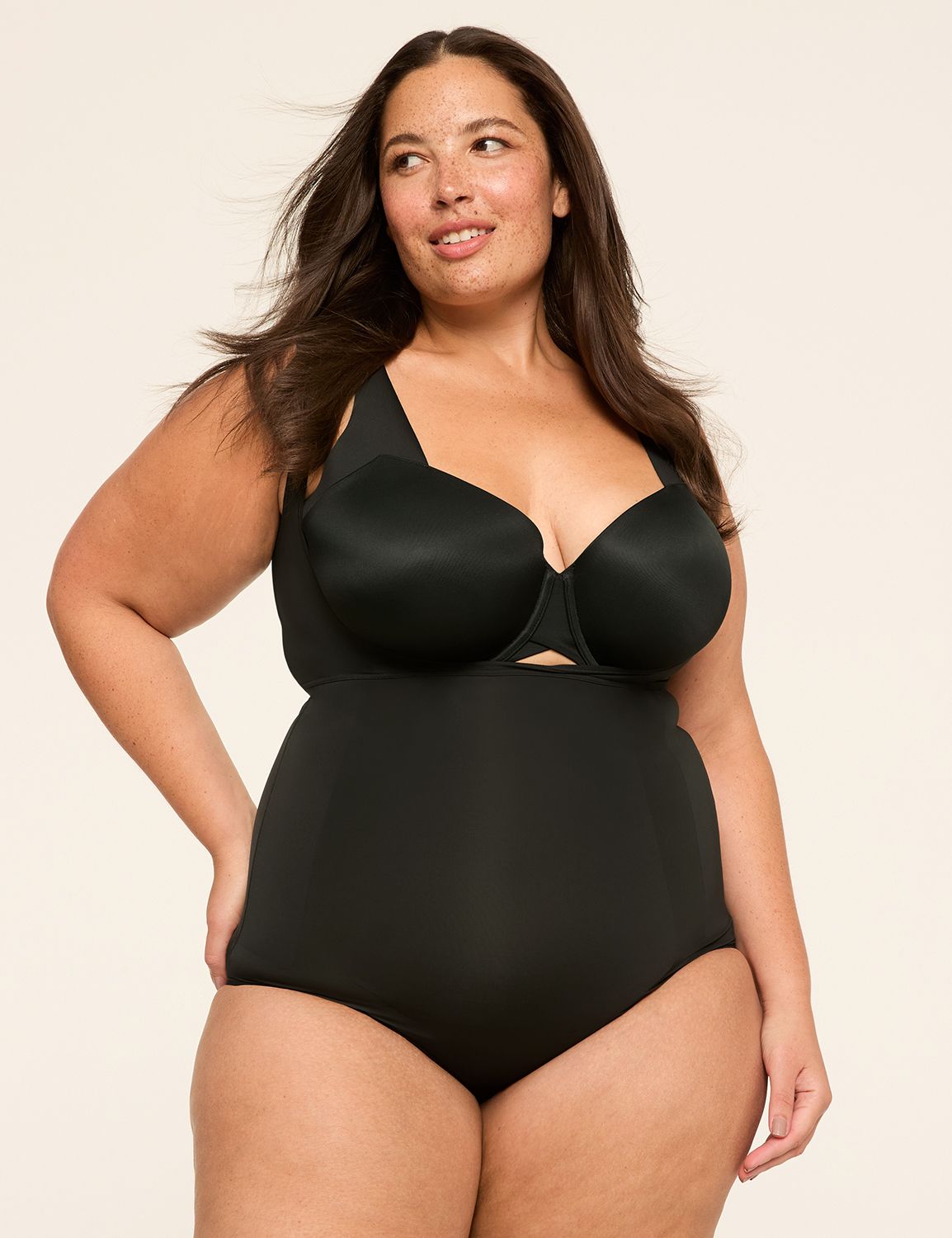 Firm Contouring Invisible Sculpt Open-Bust Bodysuit