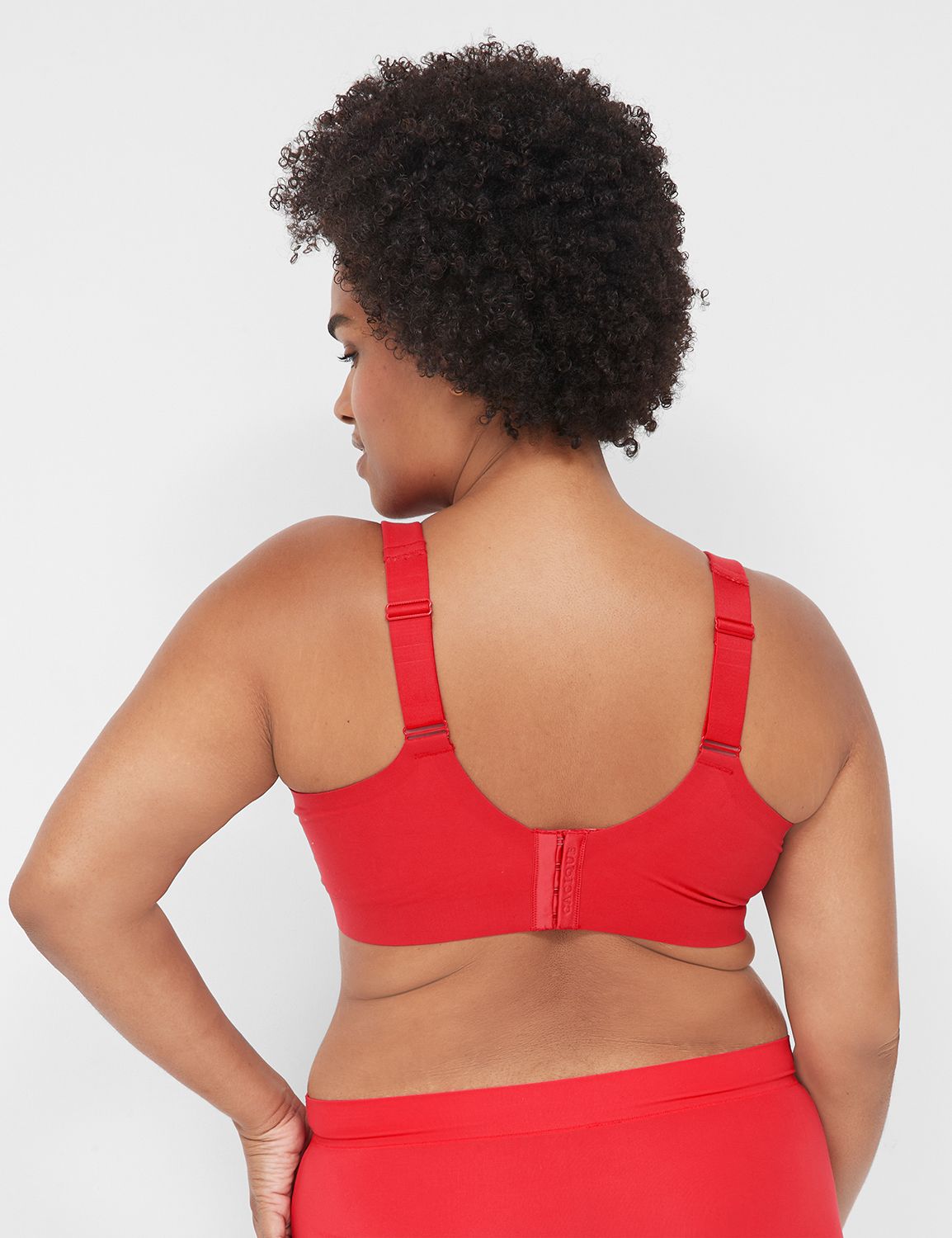 Red Supportive Plus Size Bras For Women