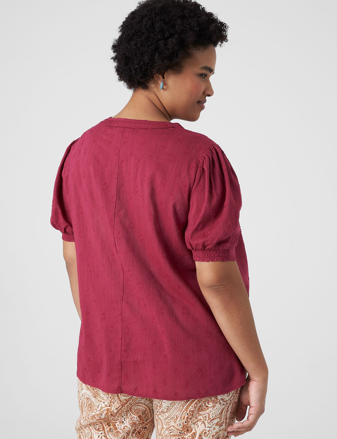 Blouse In Beige Silk 