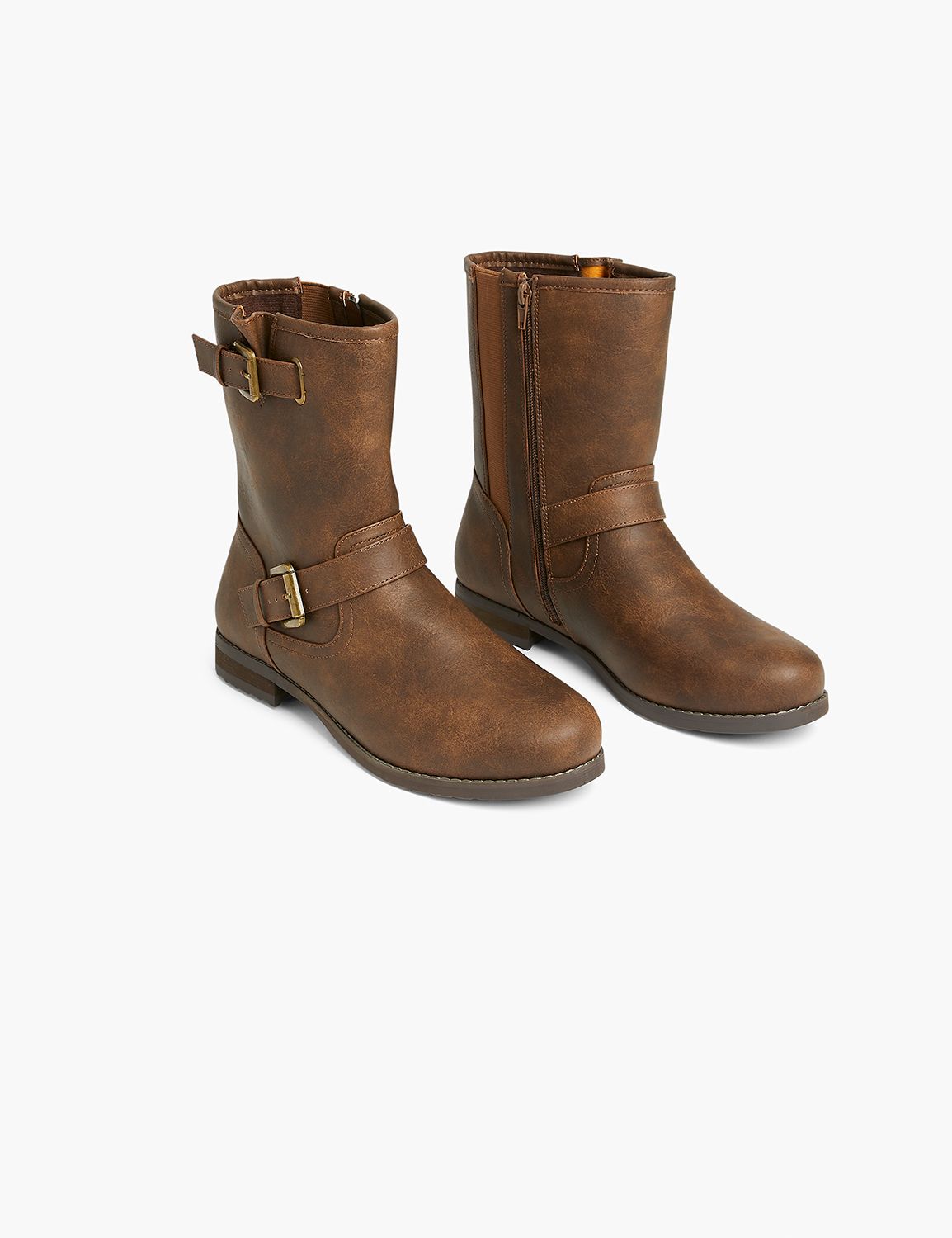 Womens mid calf hot sale boots wide width