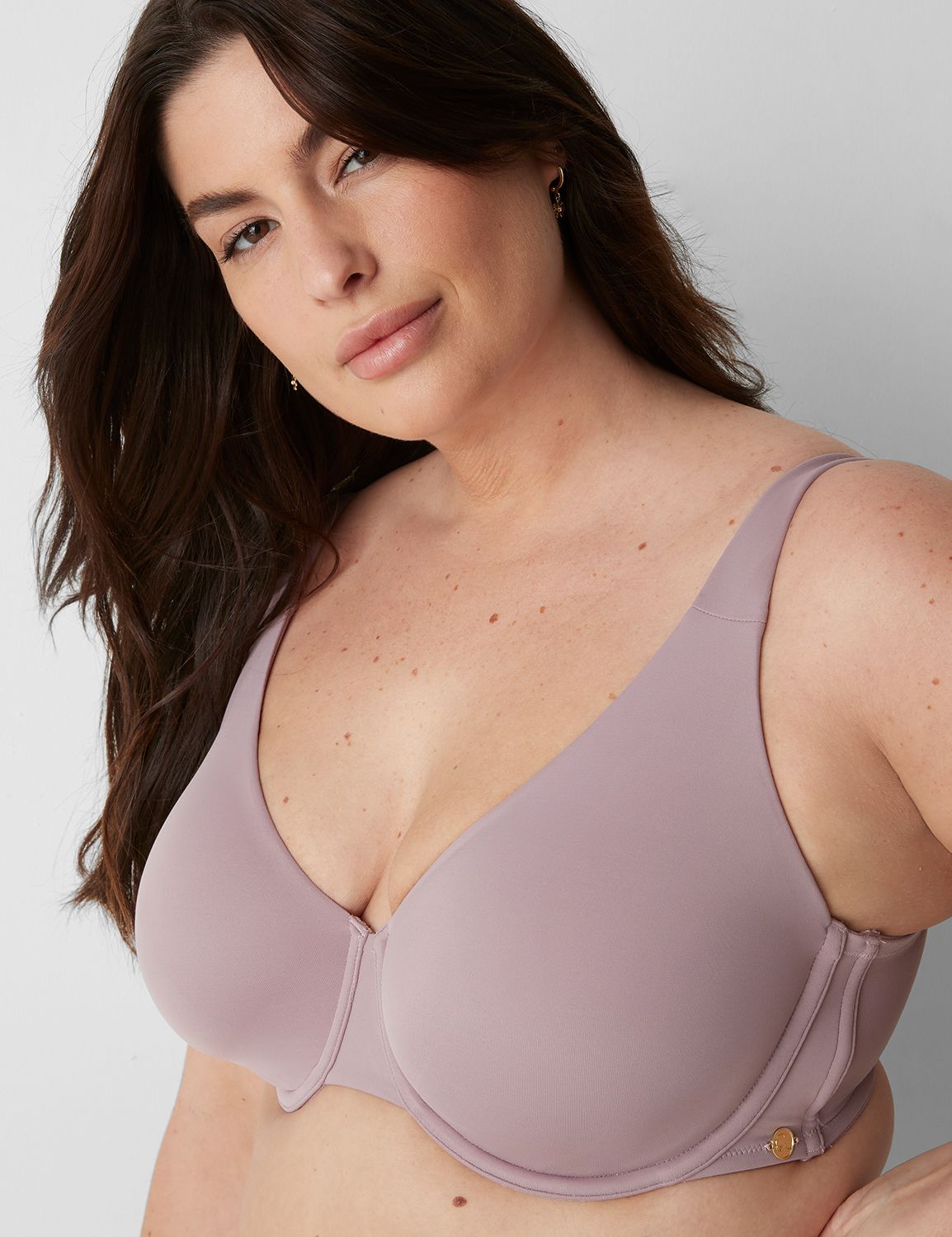SMOOTHING INTIMATES UNLINED FULL COVERAGE BRA | CLAY