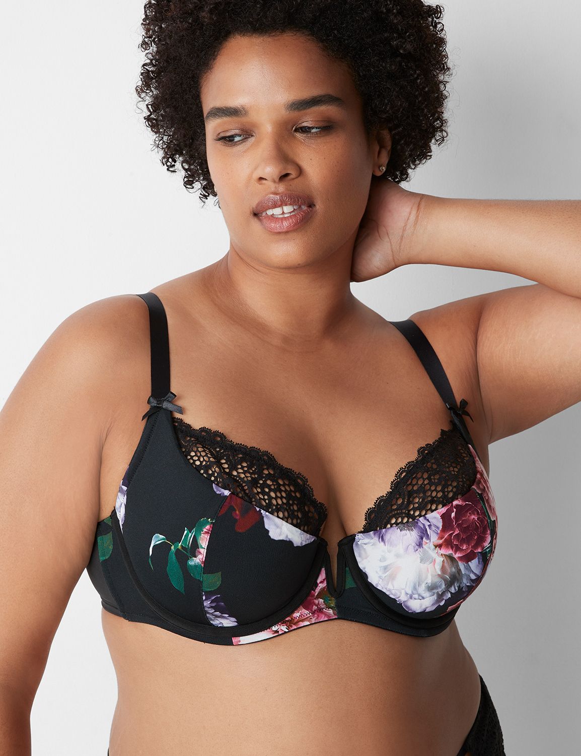 V-Wire French Balconette Bra