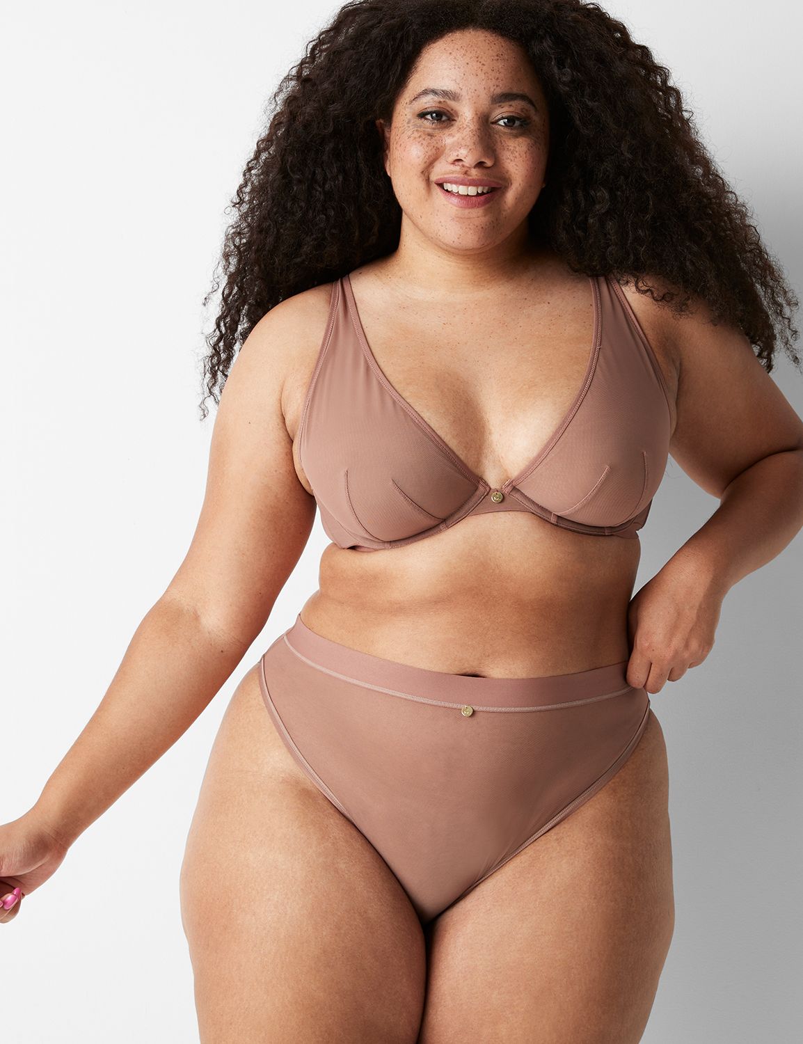 Mesh Ultra High-Leg Cheeky Panty