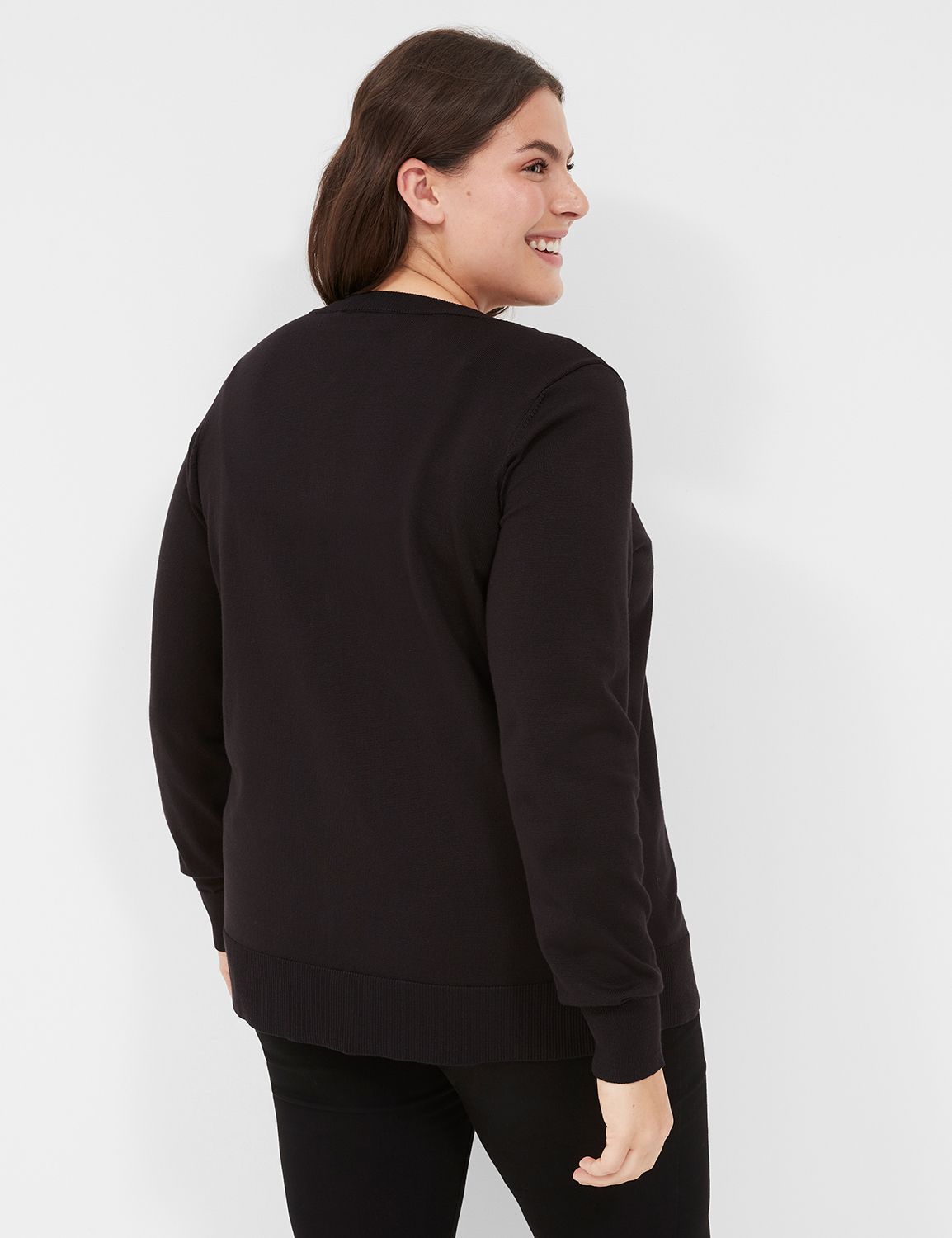 Button front cheap cardigan sweatshirt