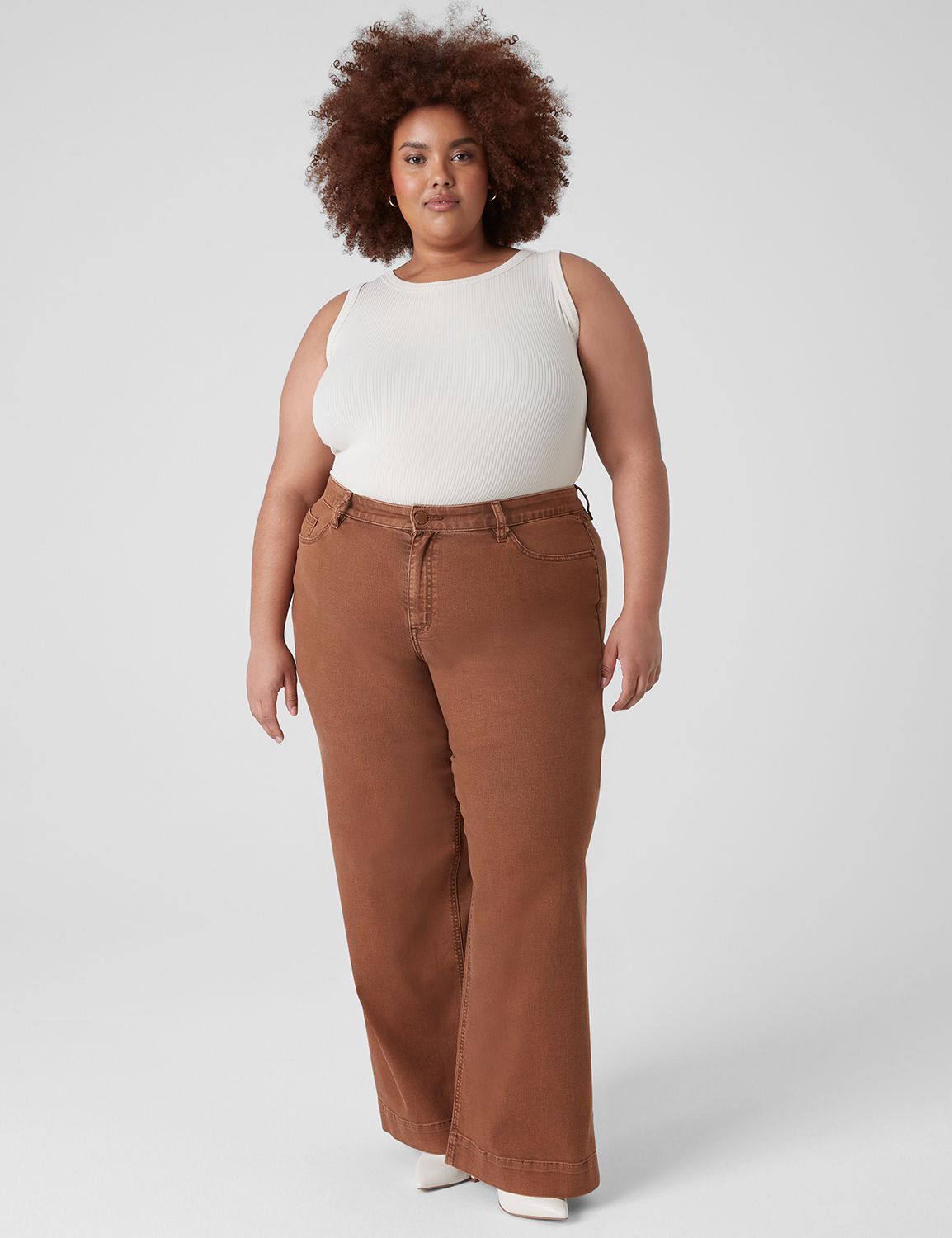 Plus size colored store jeans