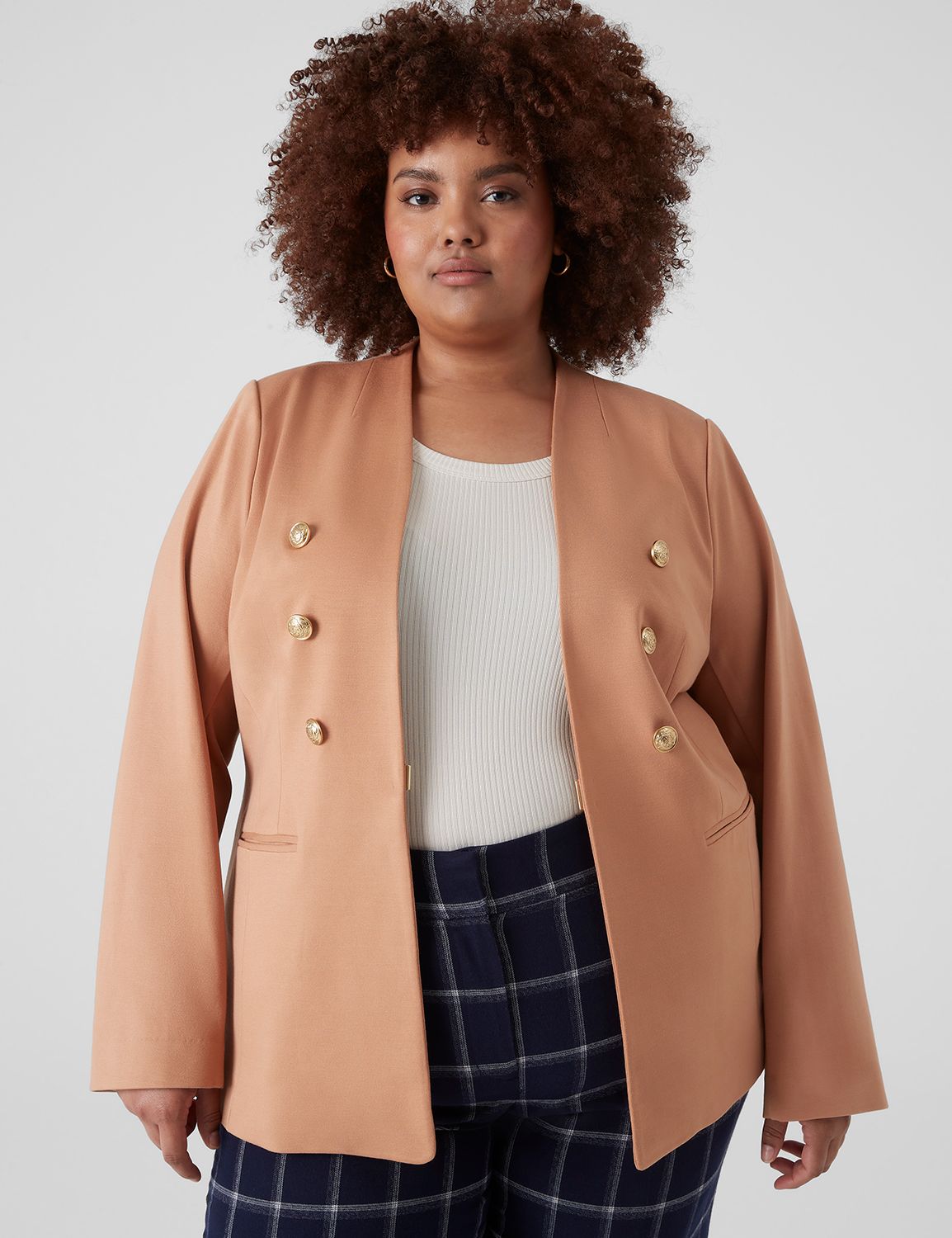 Lane bryant velvet outlet blazer